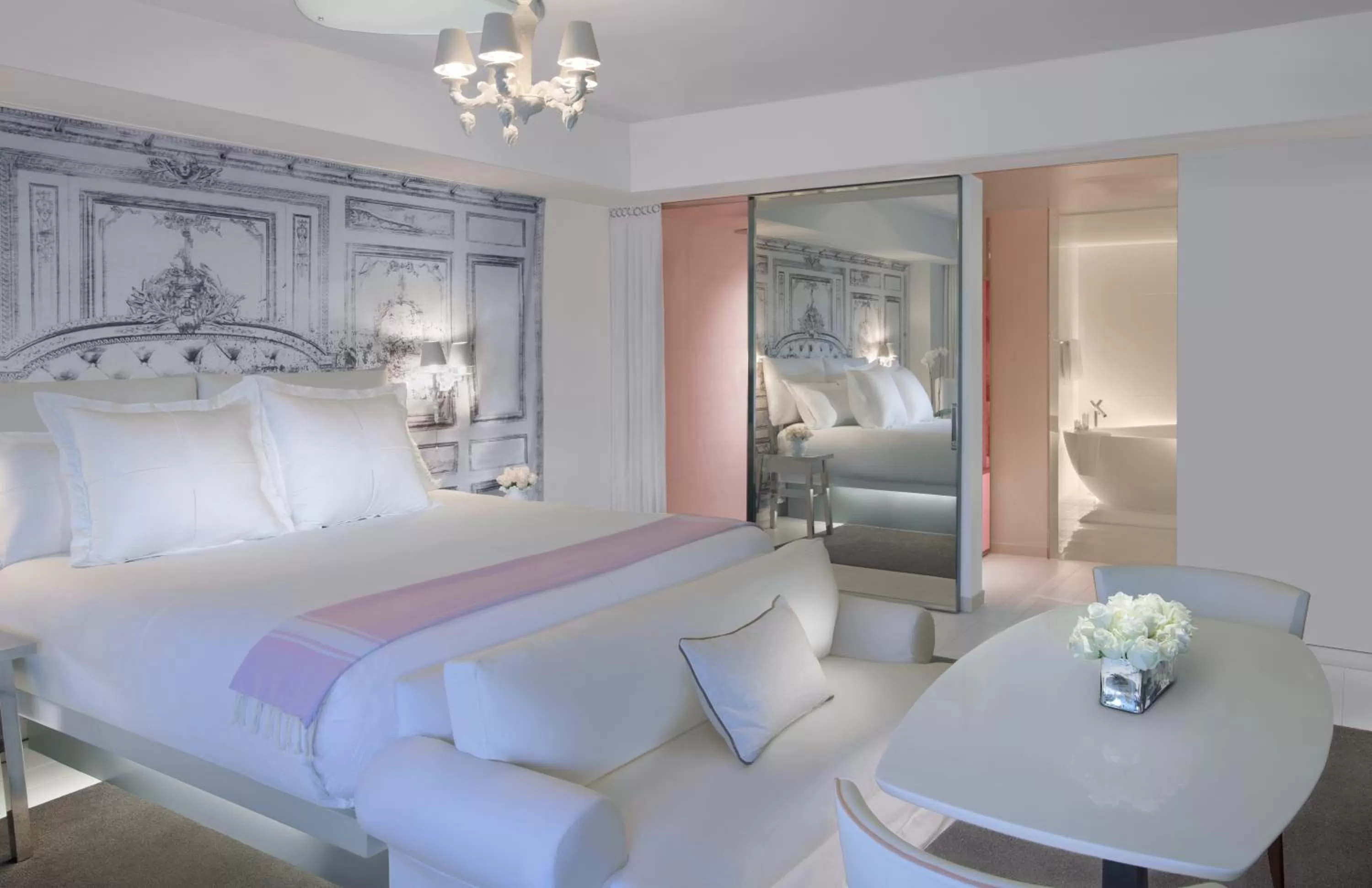 Bed in SLS South Beach