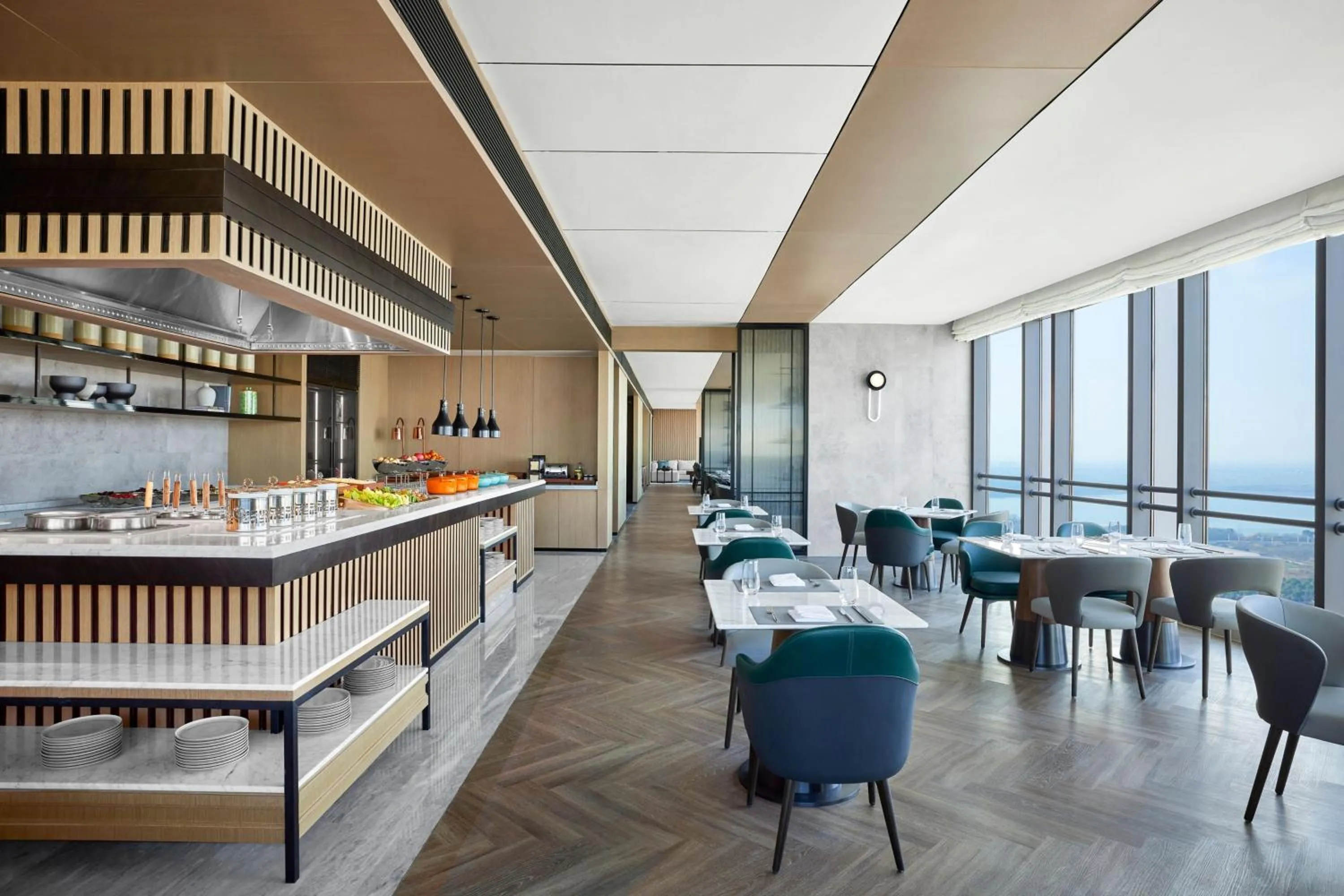 Lounge or bar in Changzhou Marriott Hotel Jintan
