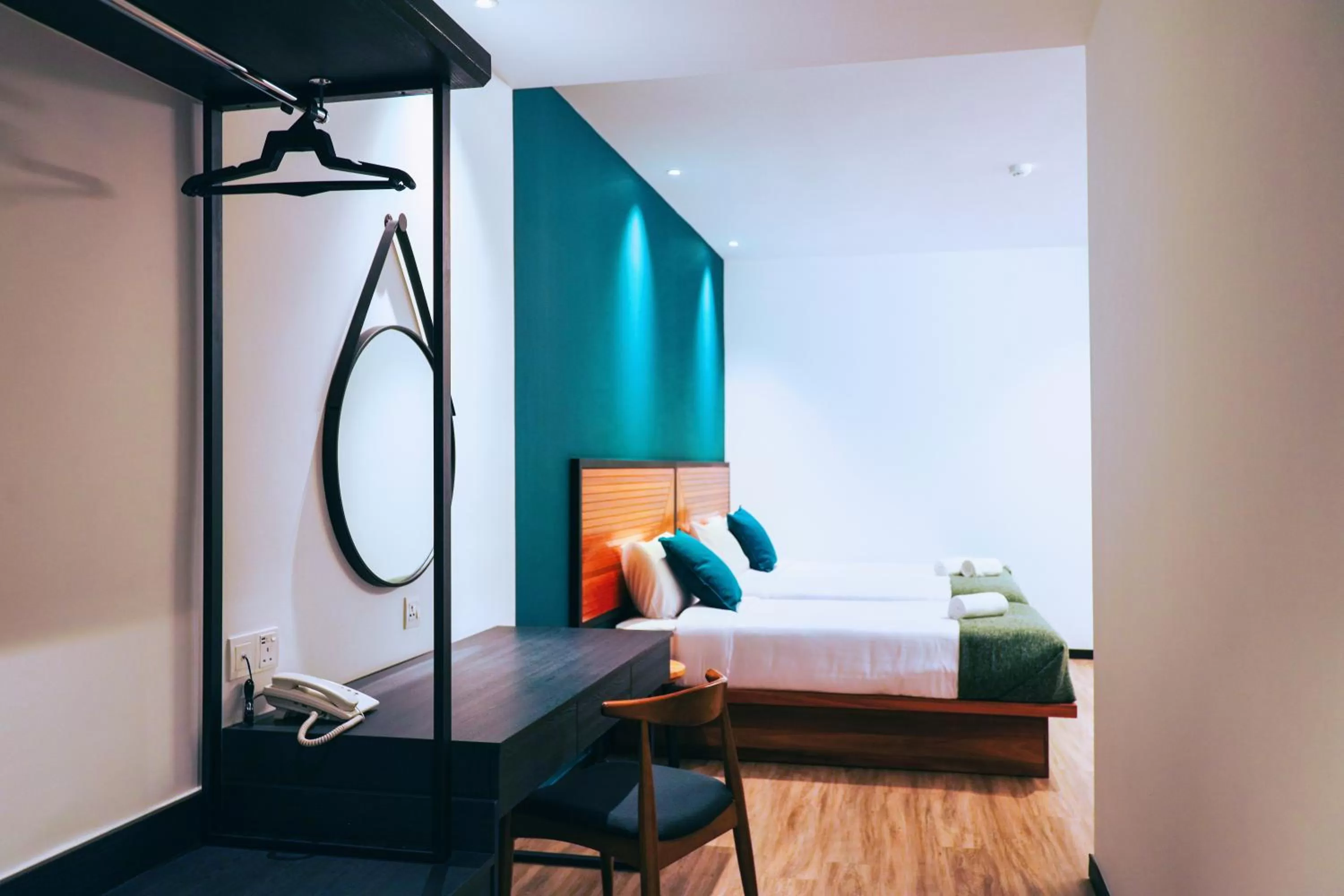 Bed in The Journey hotel