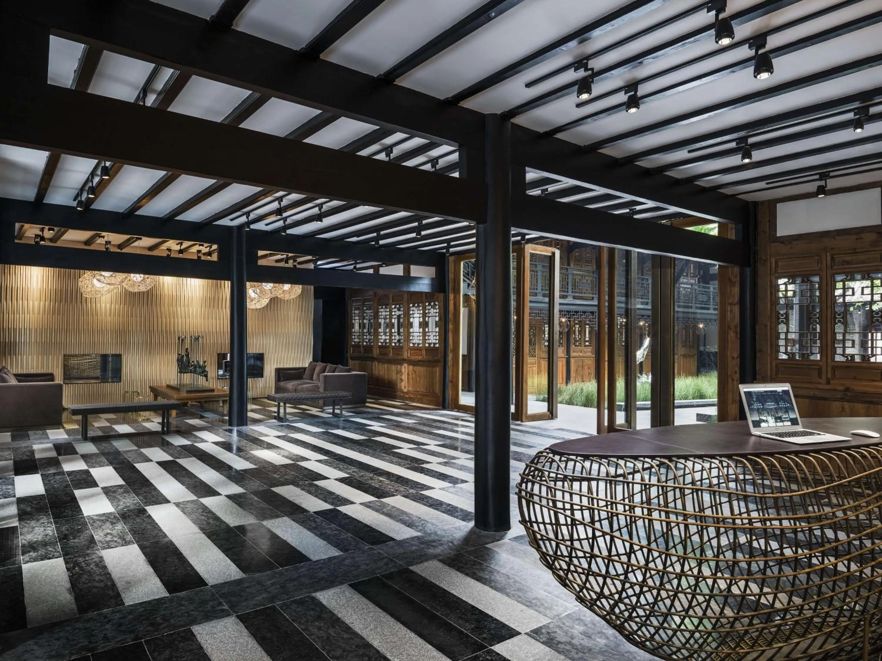 Lobby or reception in Upper House Chengdu