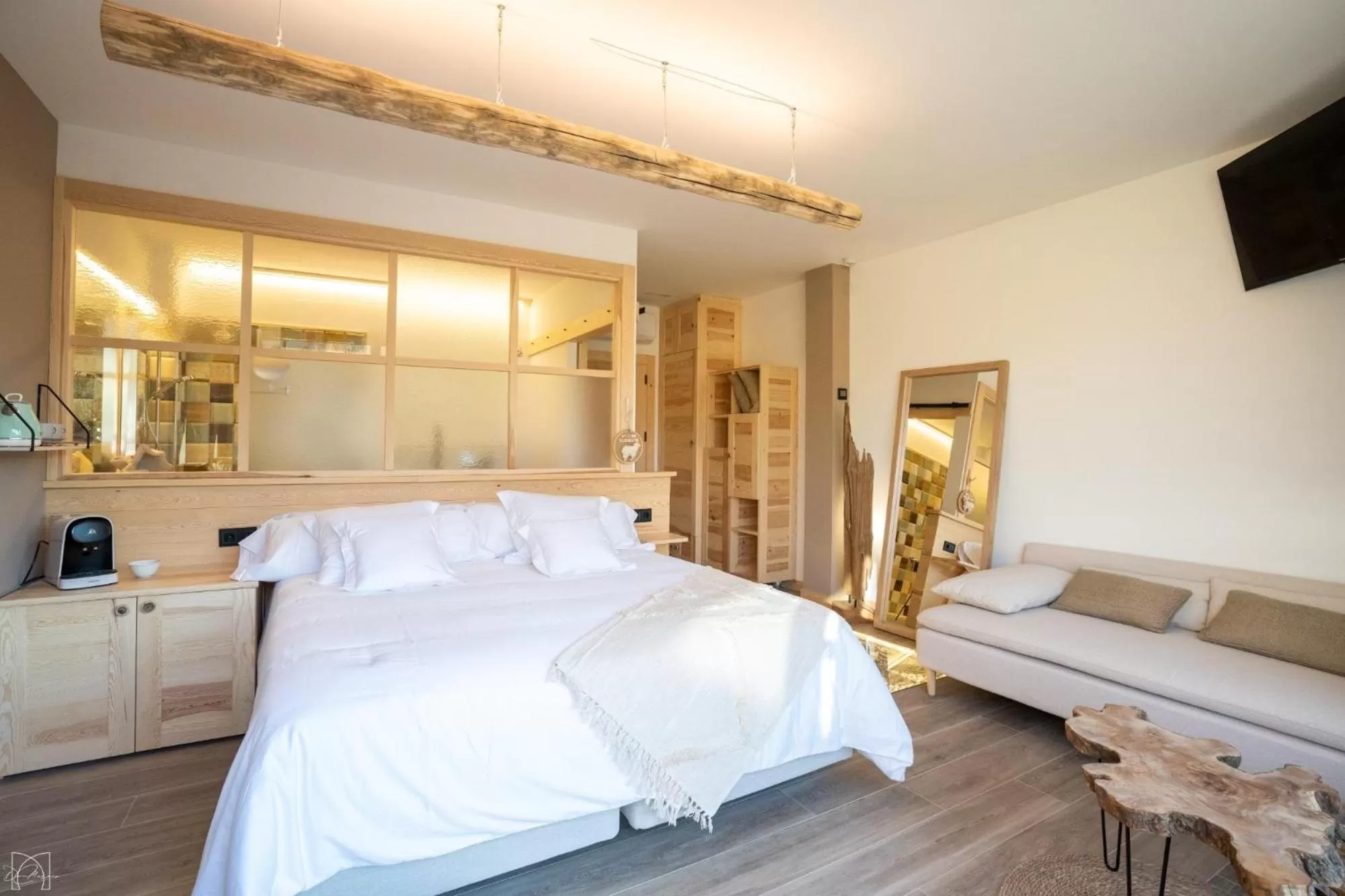 Bed in Hotel Don Marcos