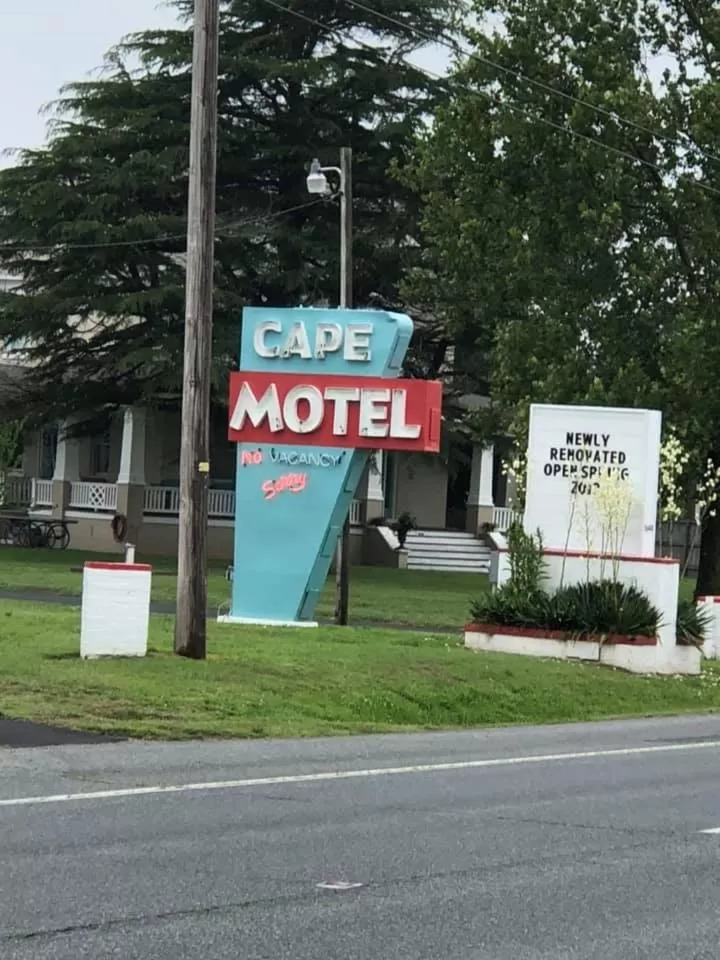 Property logo or sign in Cape Motel