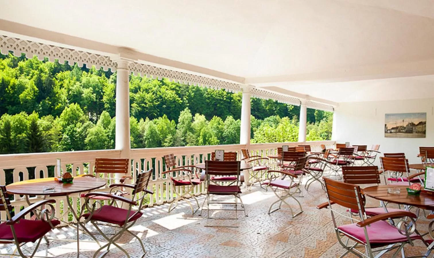 Balcony/Terrace, Restaurant/Places to Eat in Hotel U Bílého koně