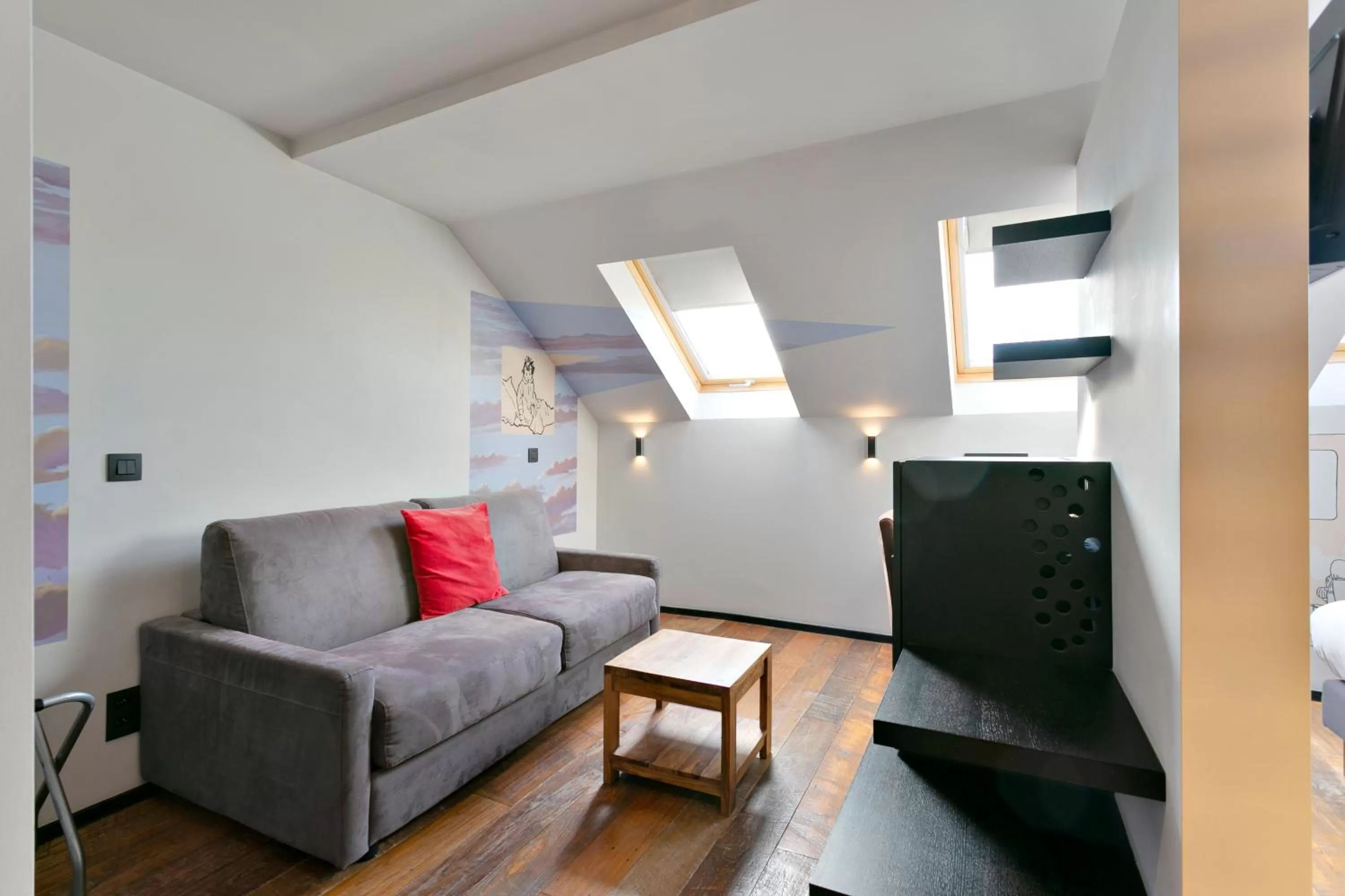 Living room in Boutique Hotel Saint-Géry
