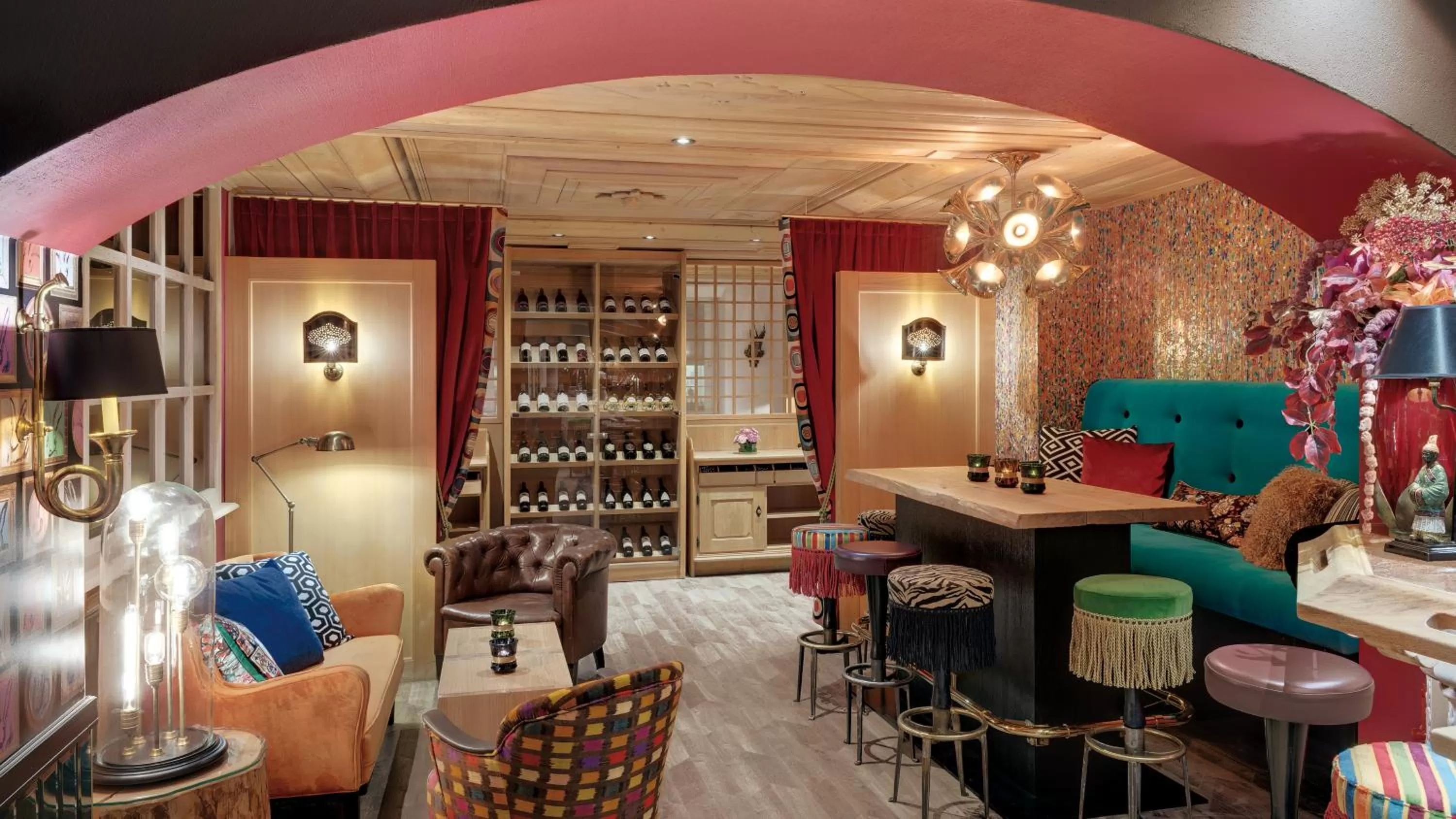 Lounge or bar in Morosani Posthotel