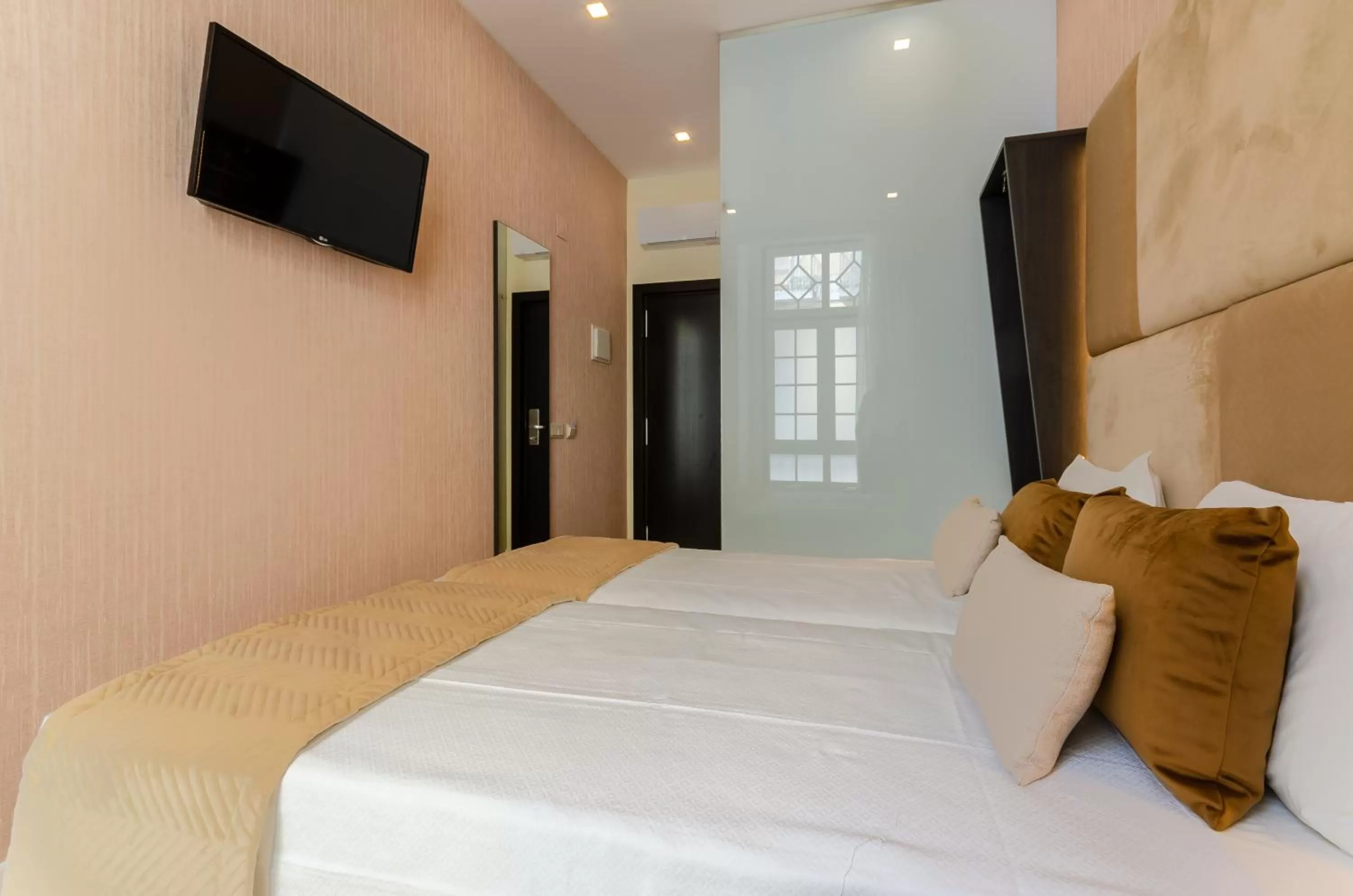 Bed in Hotel Duas Nações