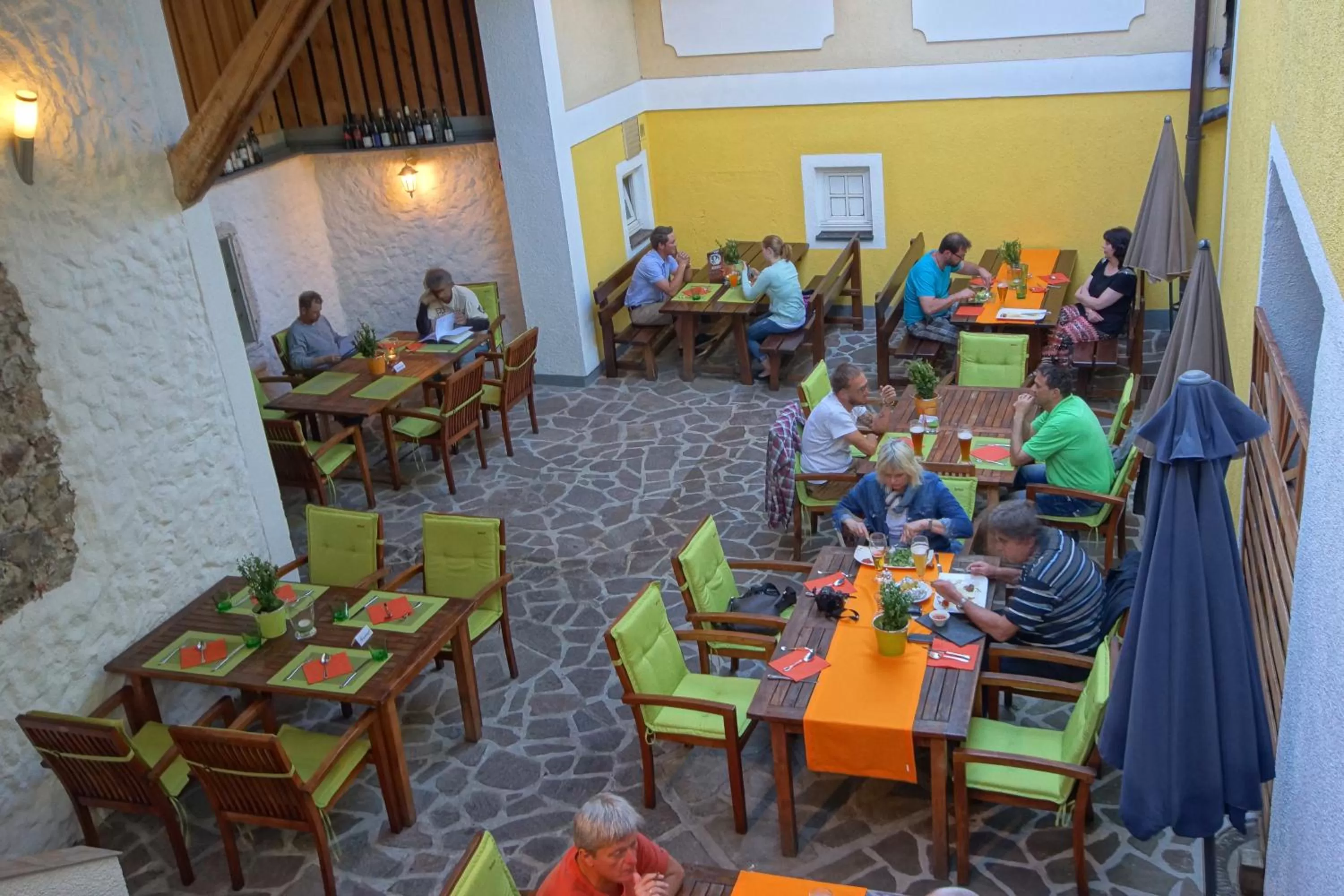 Balcony/Terrace, Restaurant/Places to Eat in Hotel Restaurant DAS RÖSSL