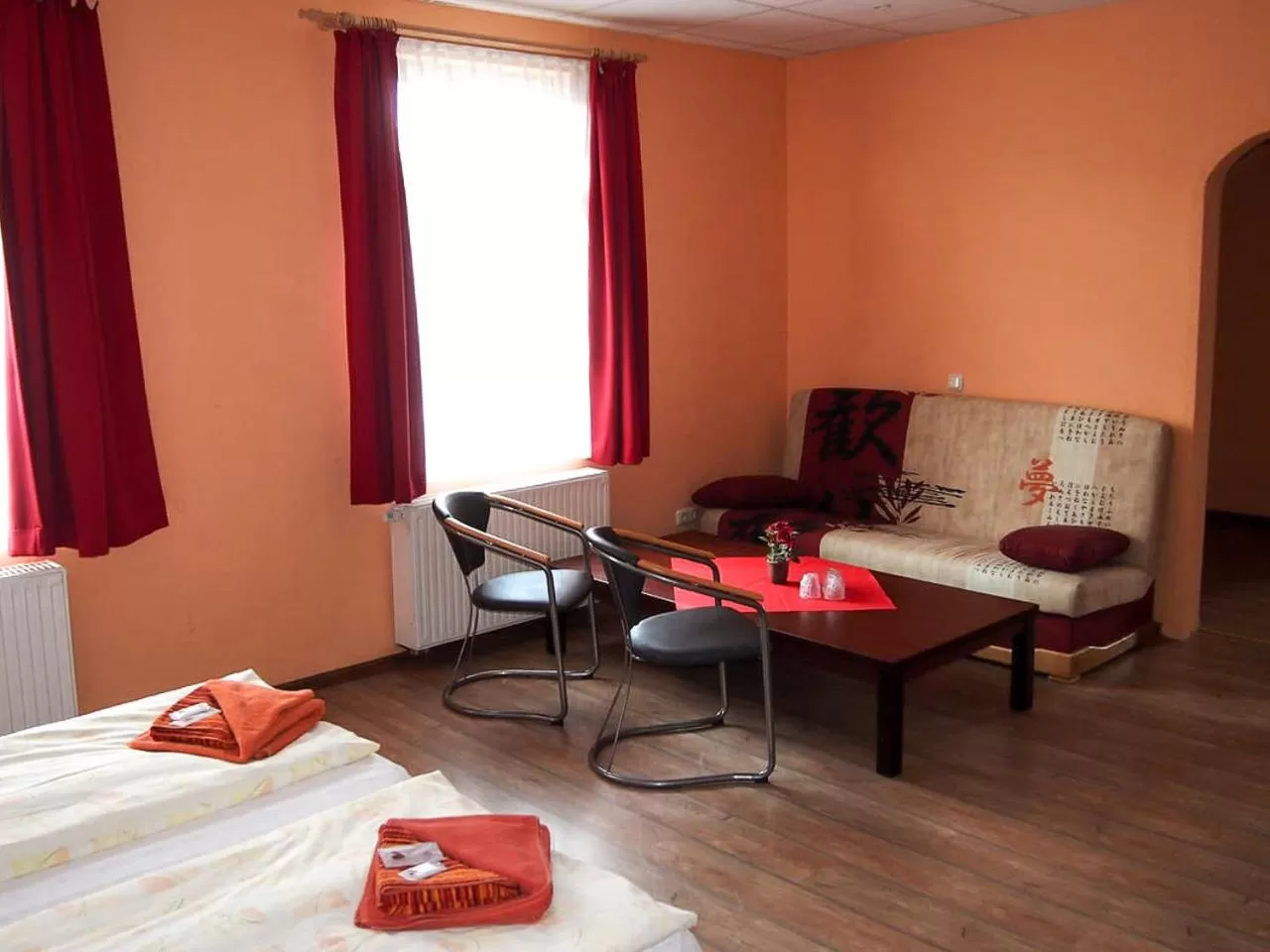 Bed in Pension Haus Saarland