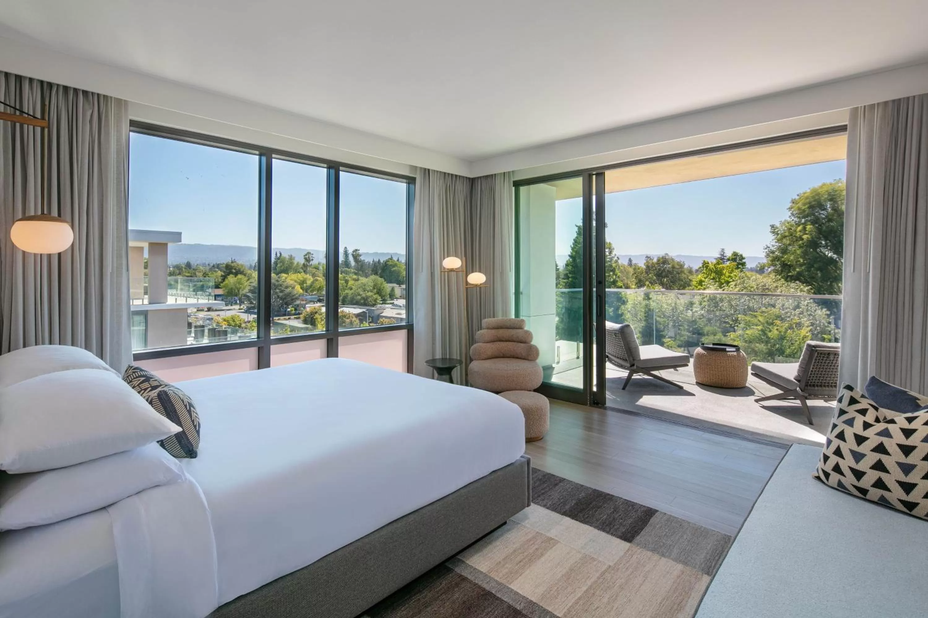 Bedroom, Bed in Hotel Citrine, Palo Alto, a Tribute Portfolio Hotel