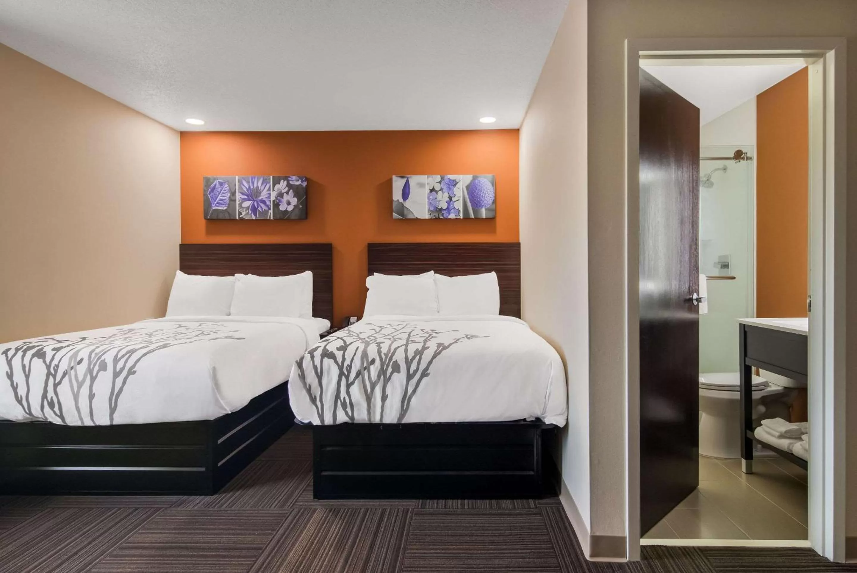 Bedroom, Bed in Sleep Inn Erie near Sports Center