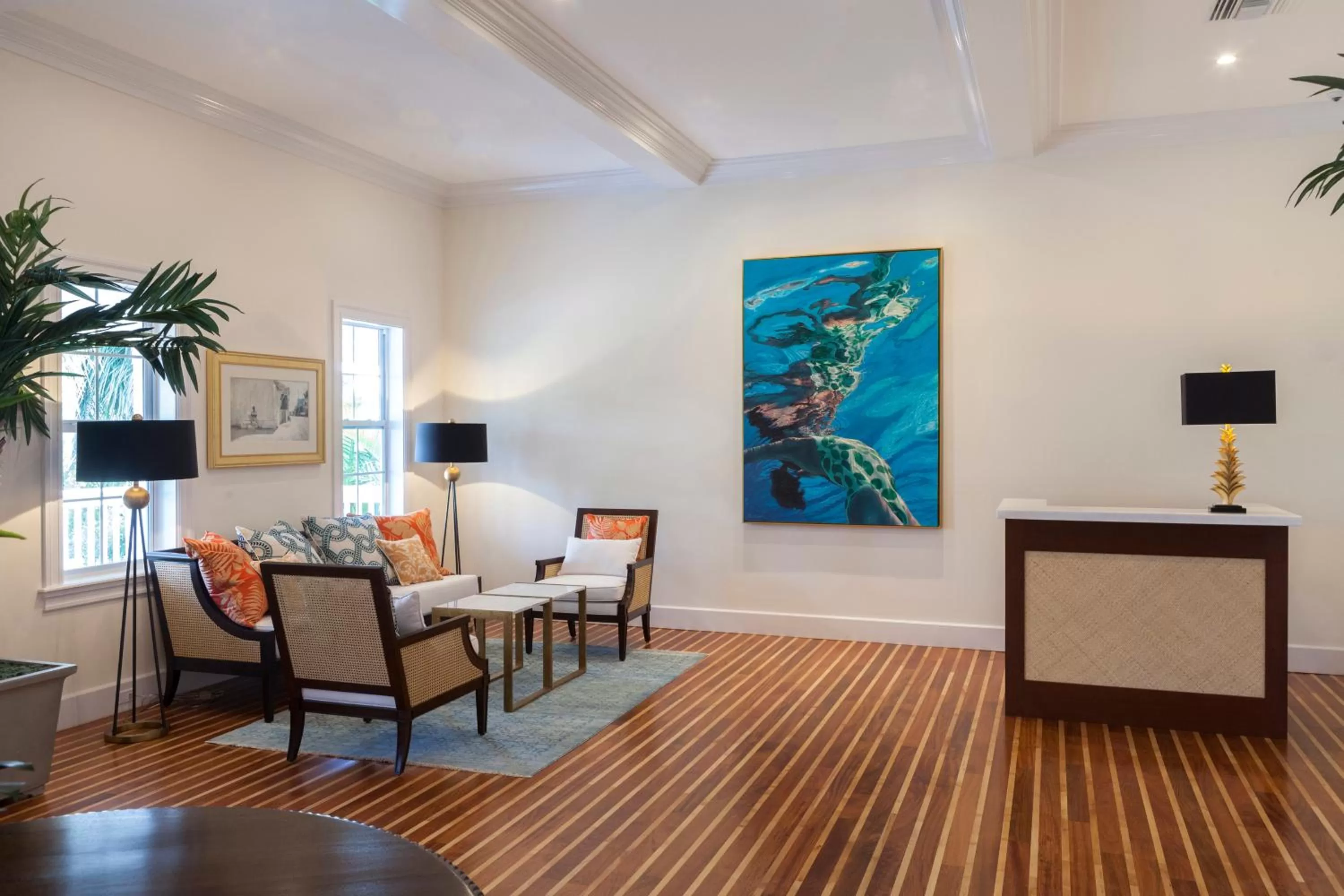 Lobby or reception in Oceans Edge Key West