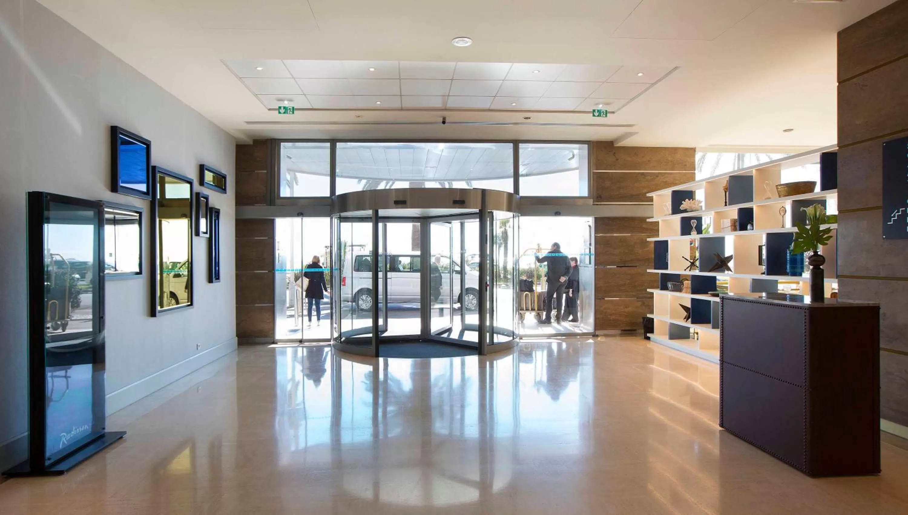 Lobby or reception in Radisson Blu Hotel Nice