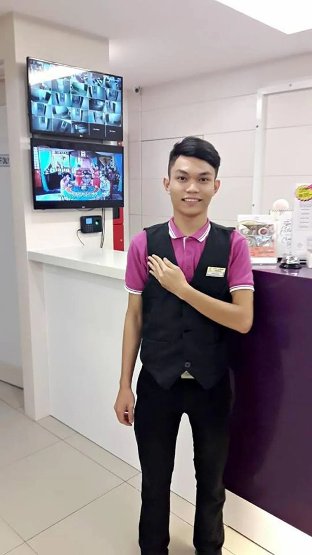 Staff in Hotel Lavender Senawang