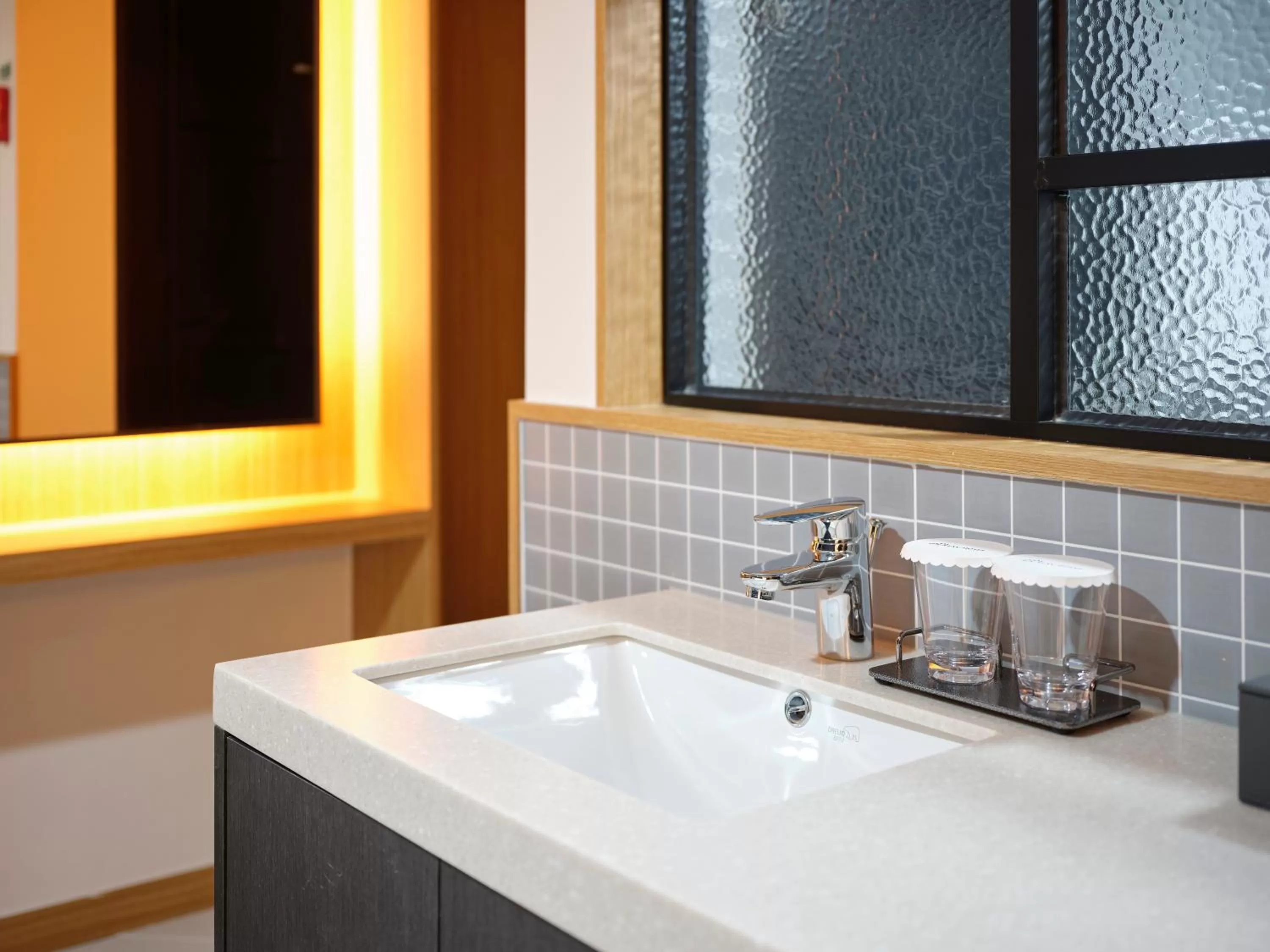 Decorative detail in S Stay Hotel