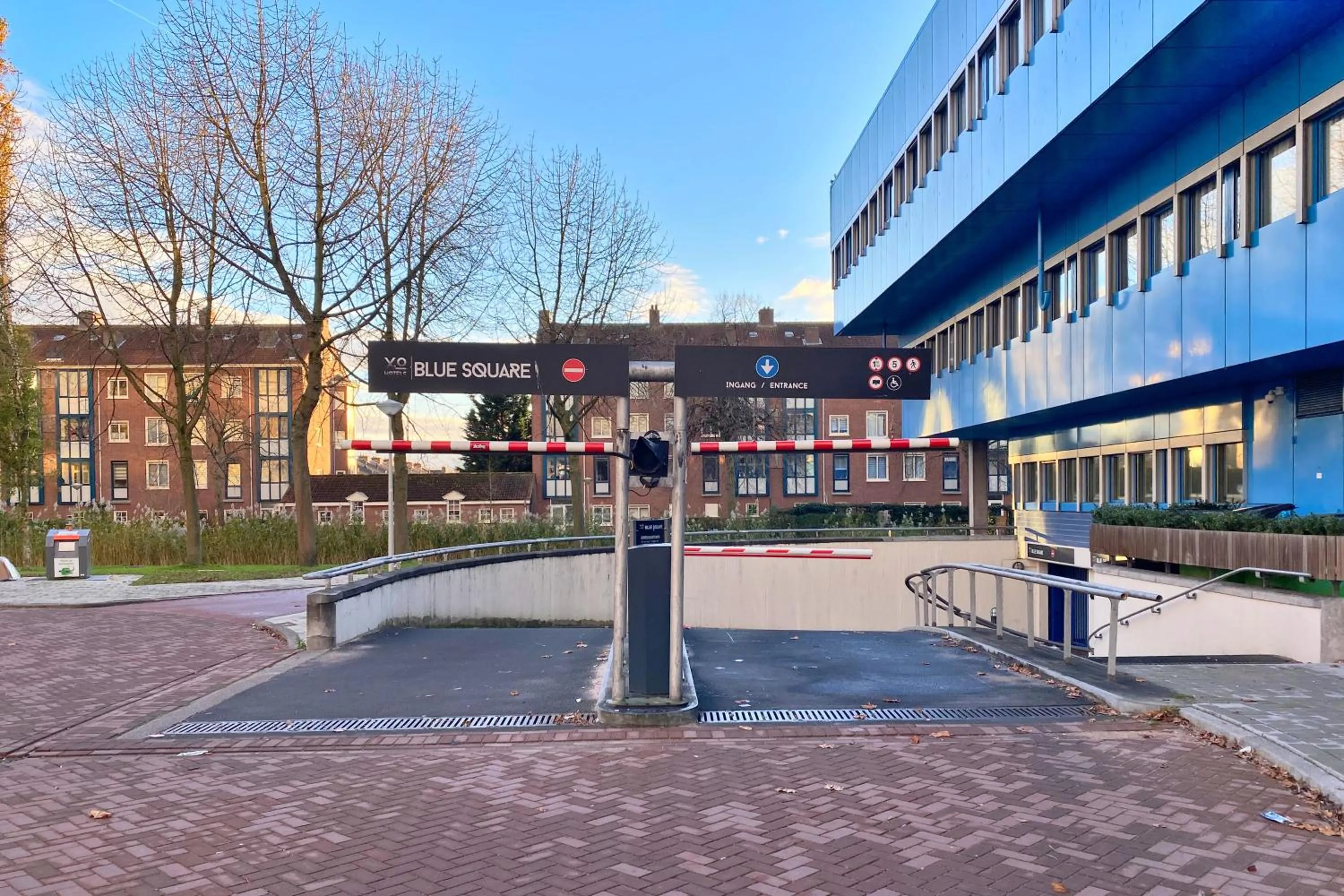 Property building in XO Hotels Blue Square