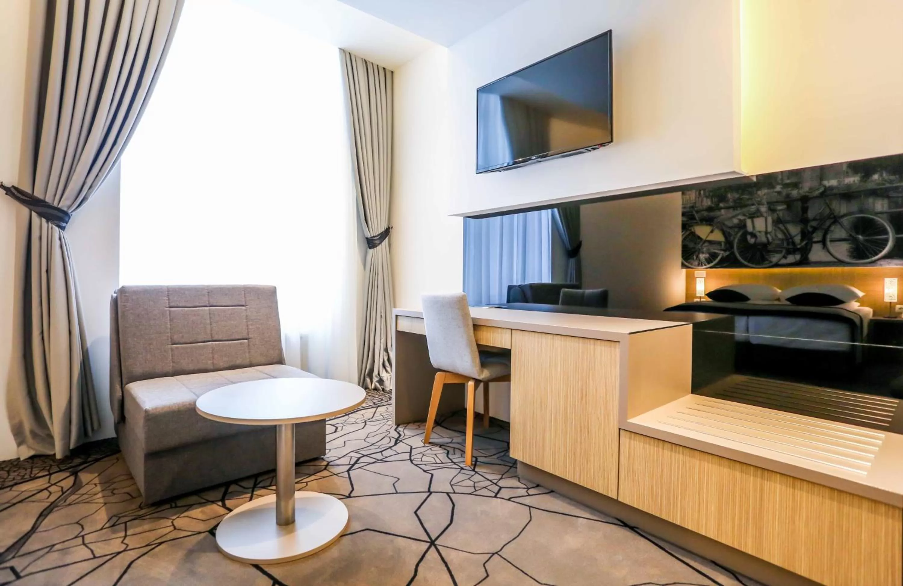 Seating area in Hotel Grad