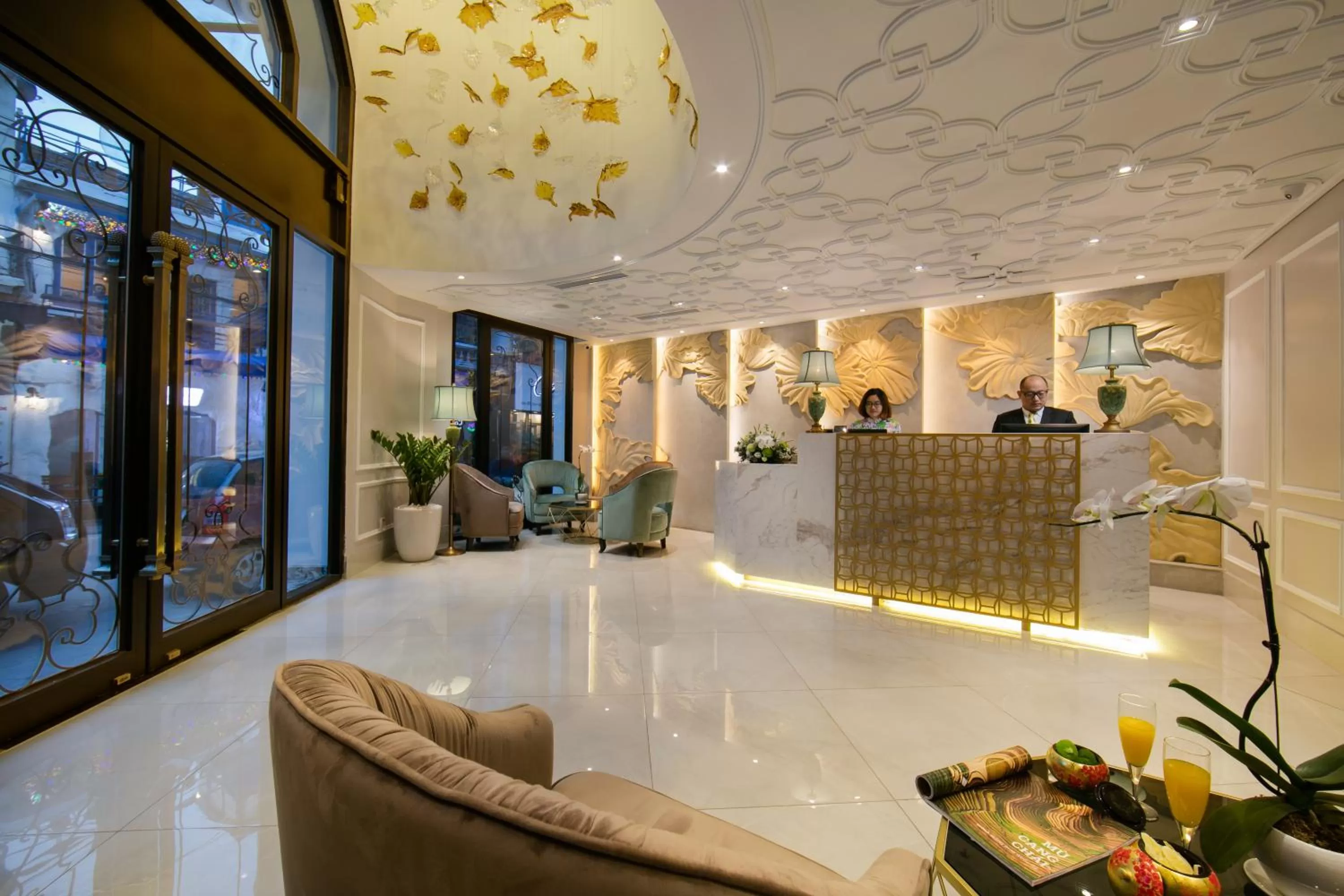 Lobby or reception in Hanoi Allure Hotel