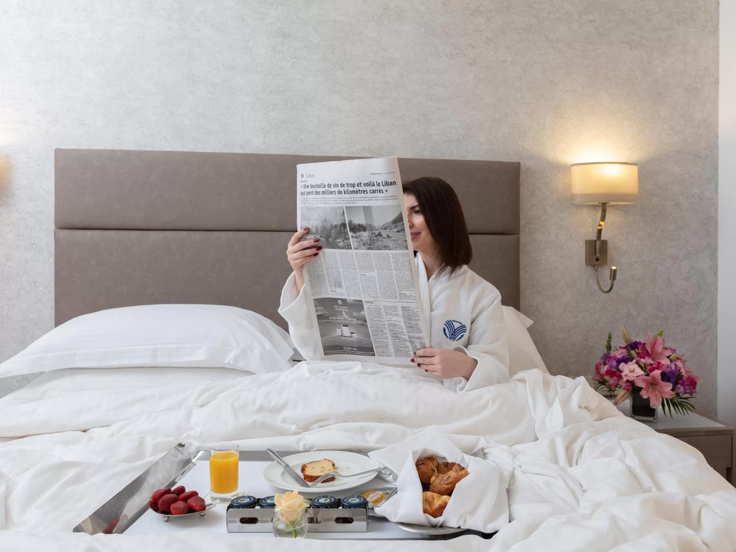 Bedroom, Bed in Gefinor Rotana – Beirut