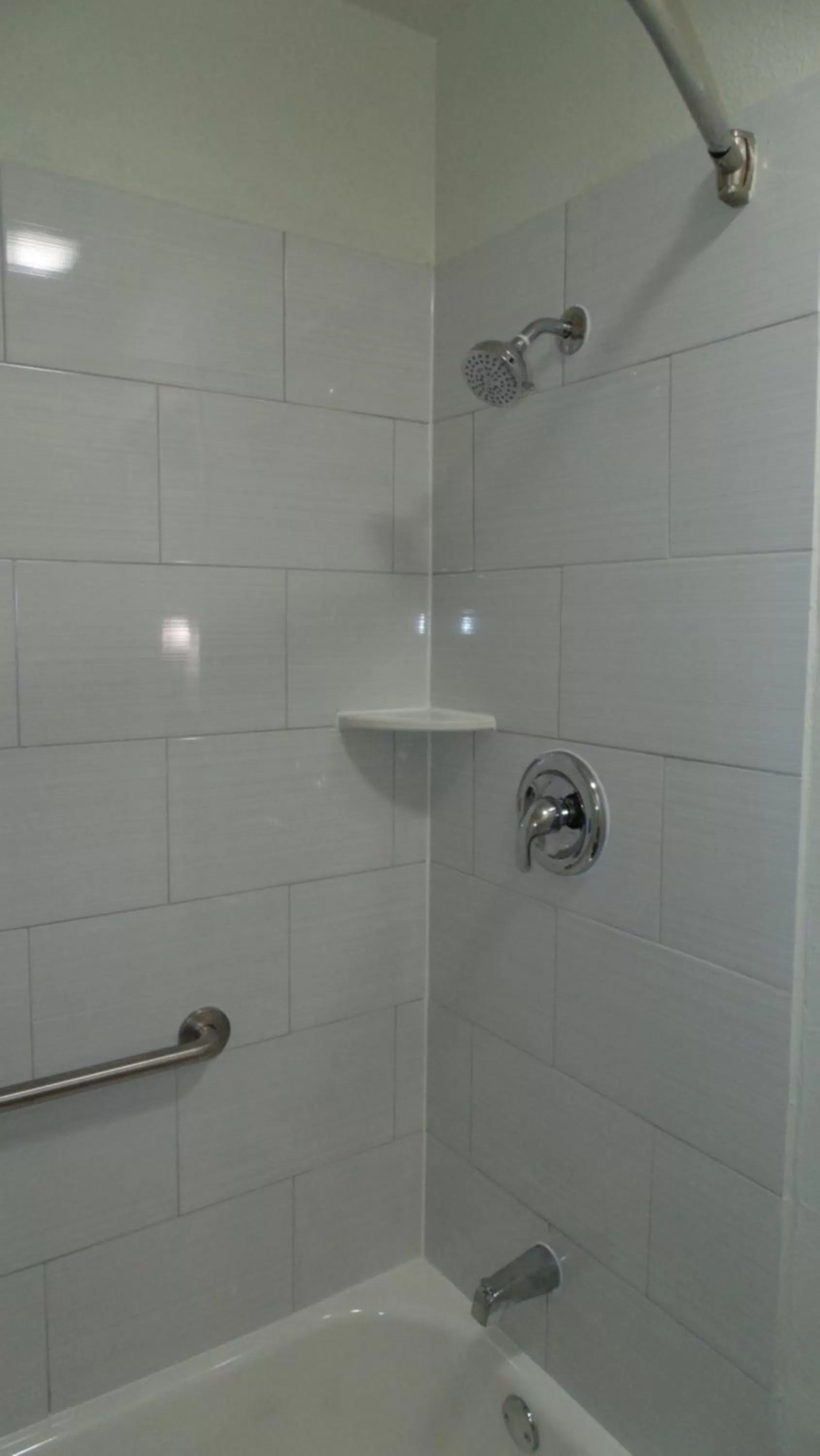 Shower in Super 8 by Wyndham Sapulpa/Tulsa Area