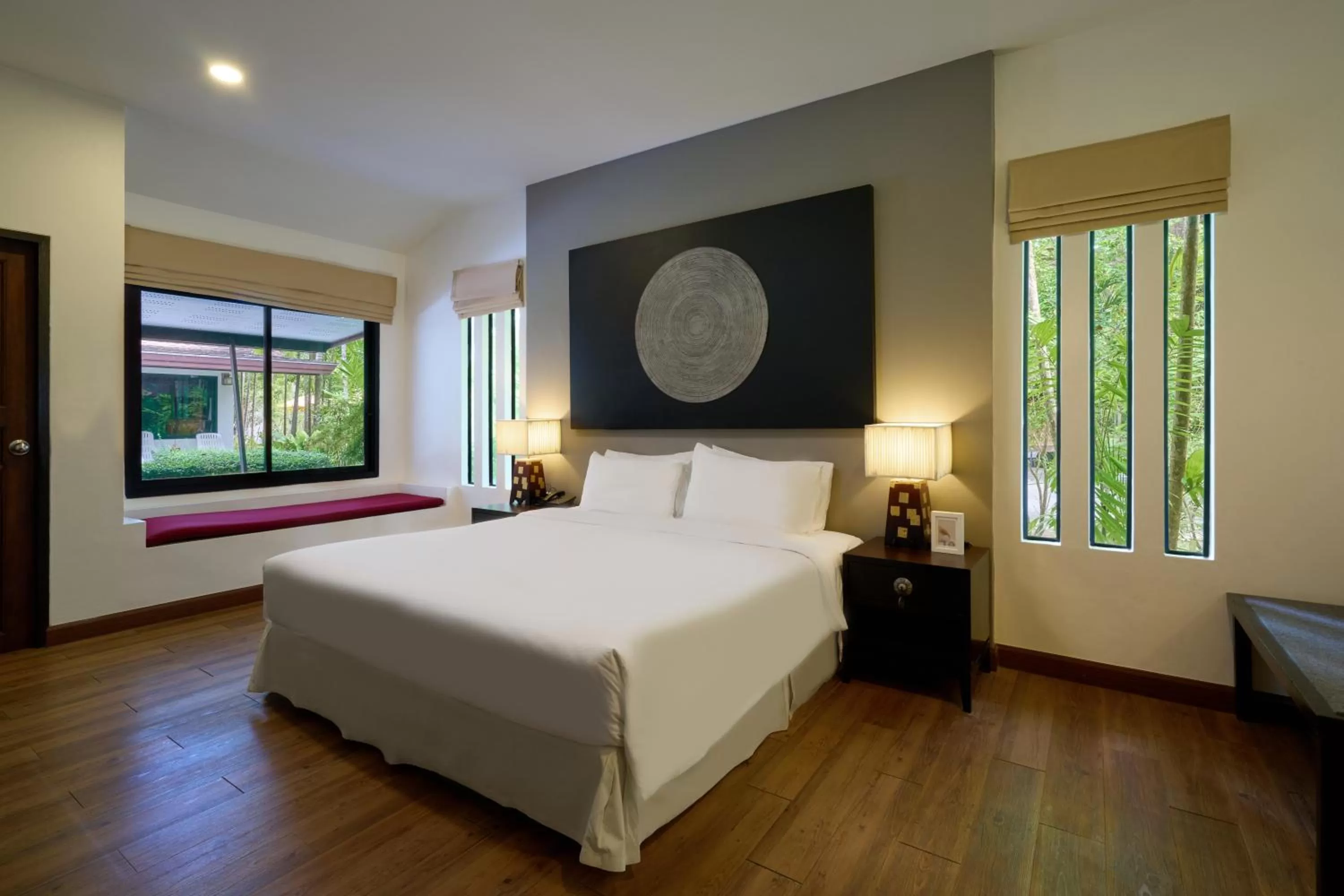 Bed in Nai Yang Beach Resort and Spa