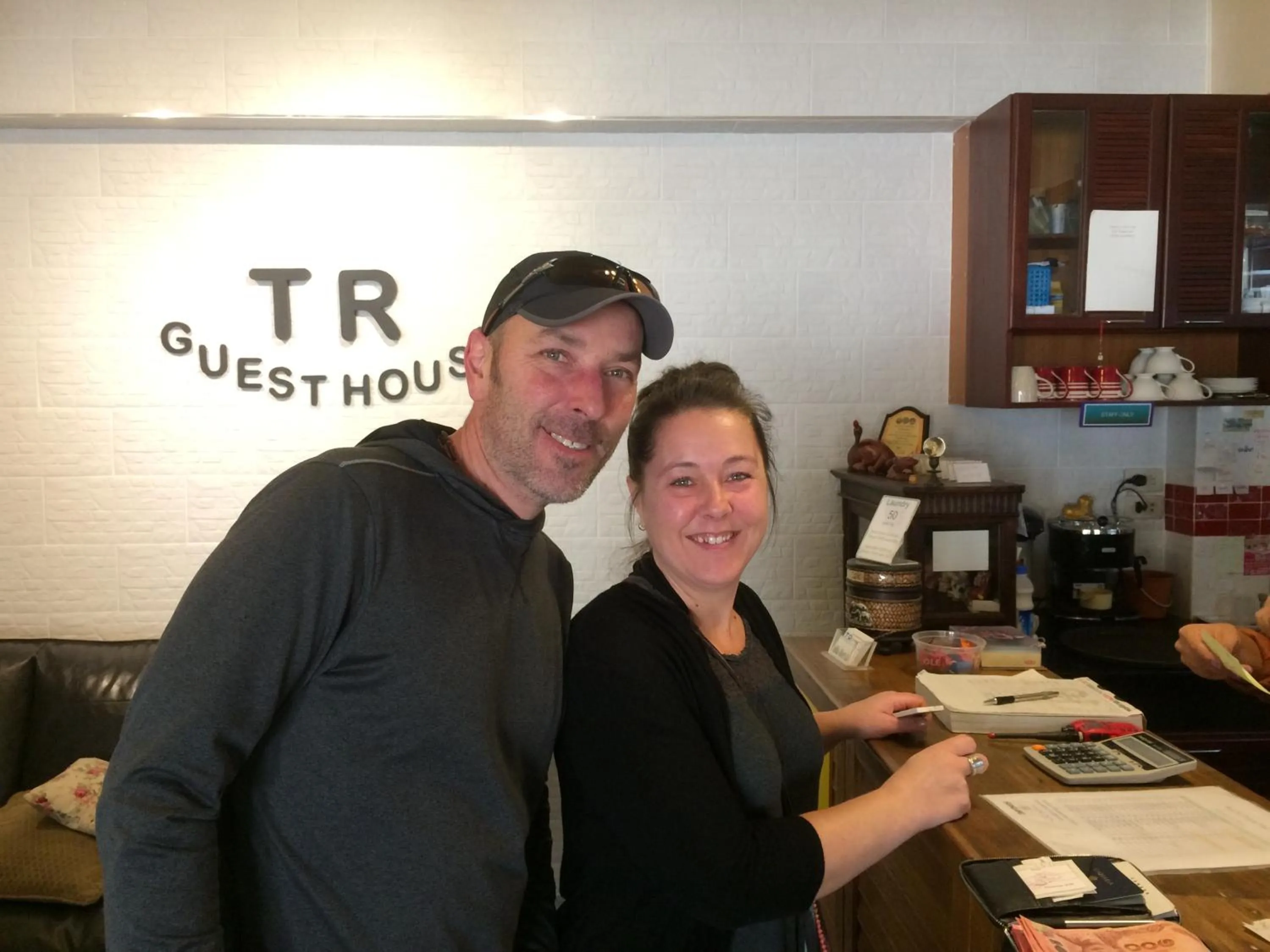 group of guests in TR Guesthouse