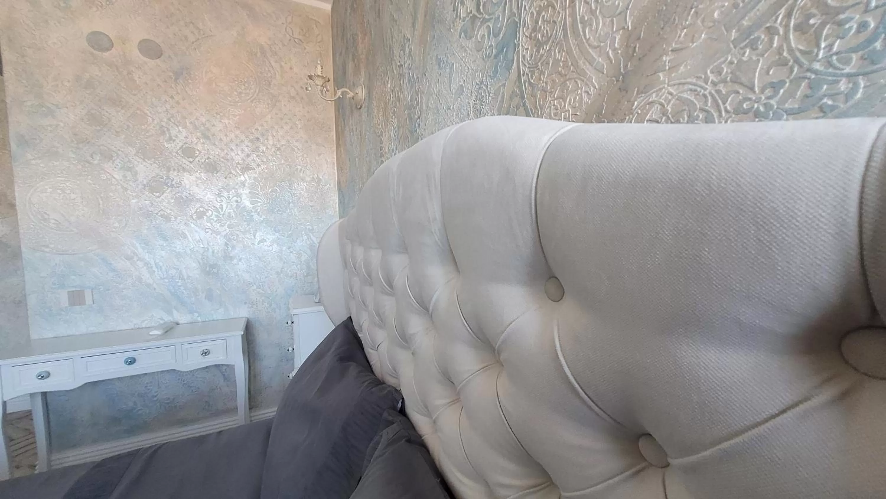 Bed in Terrace Suites Iasi