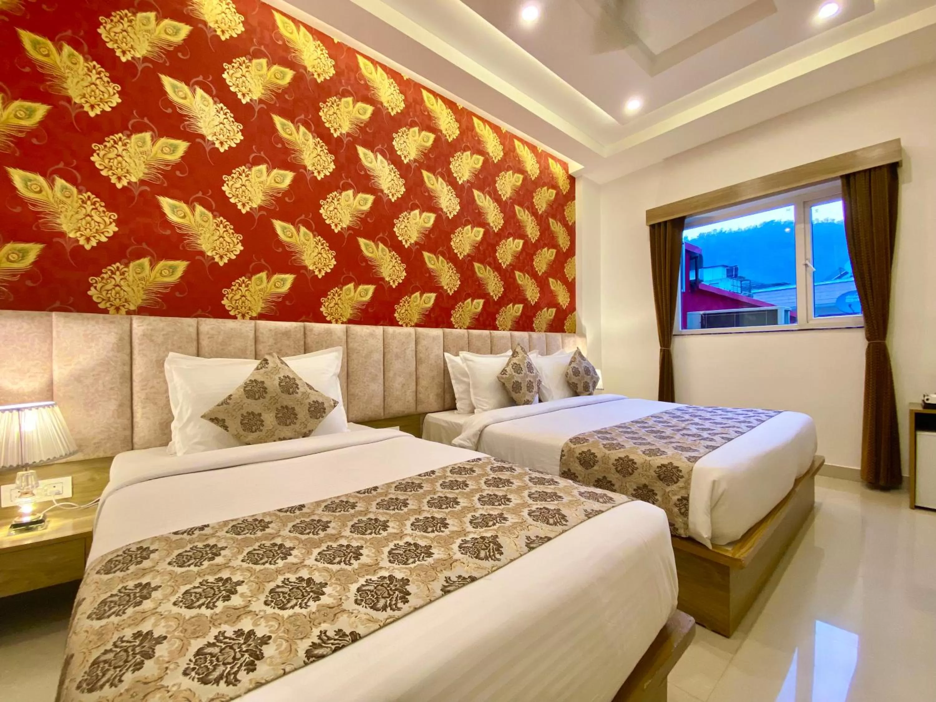 Bed in Arogyadham Wellness Retreat