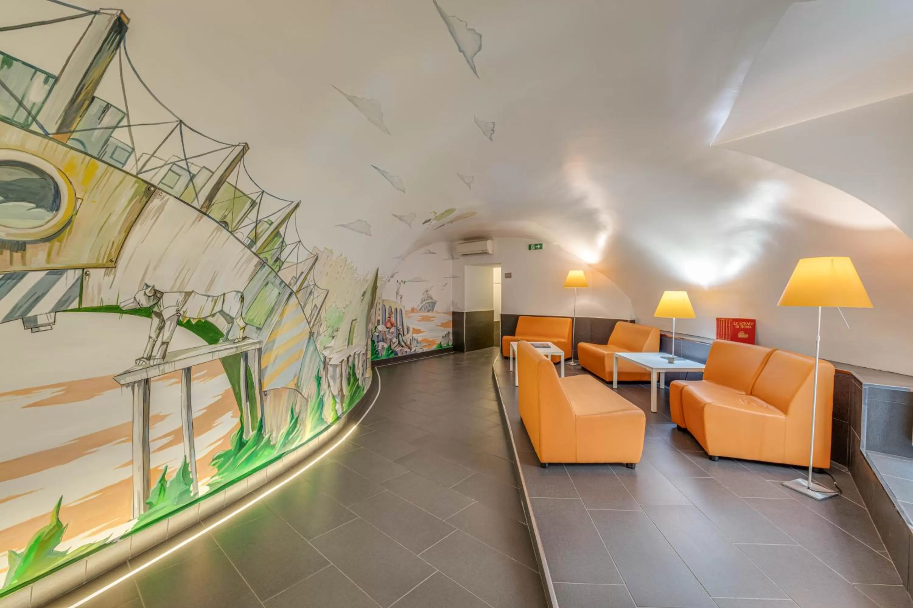 Seating area in Trevi Palace Hotel