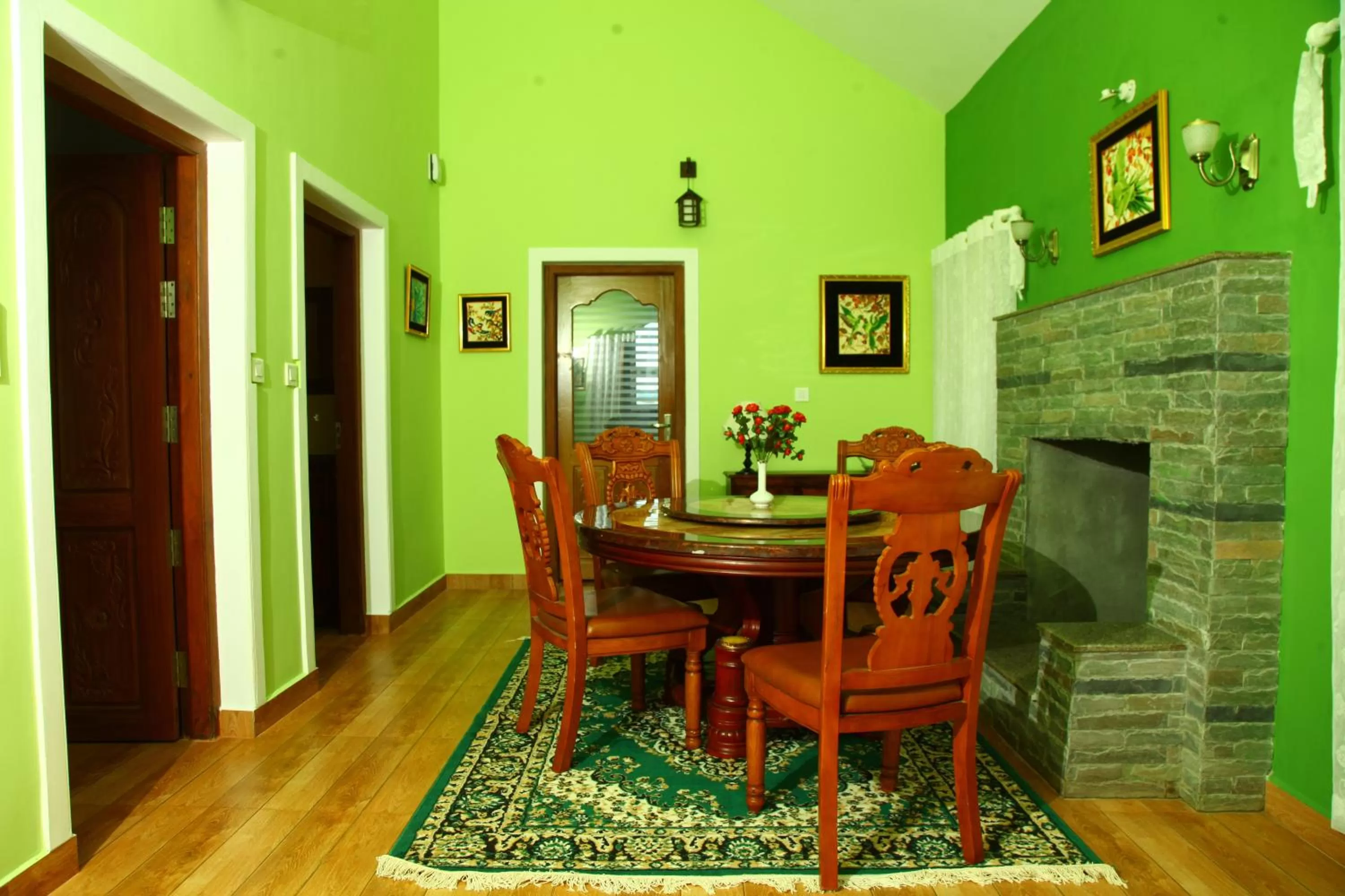 Living room, Dining Area in Zenha Resorts