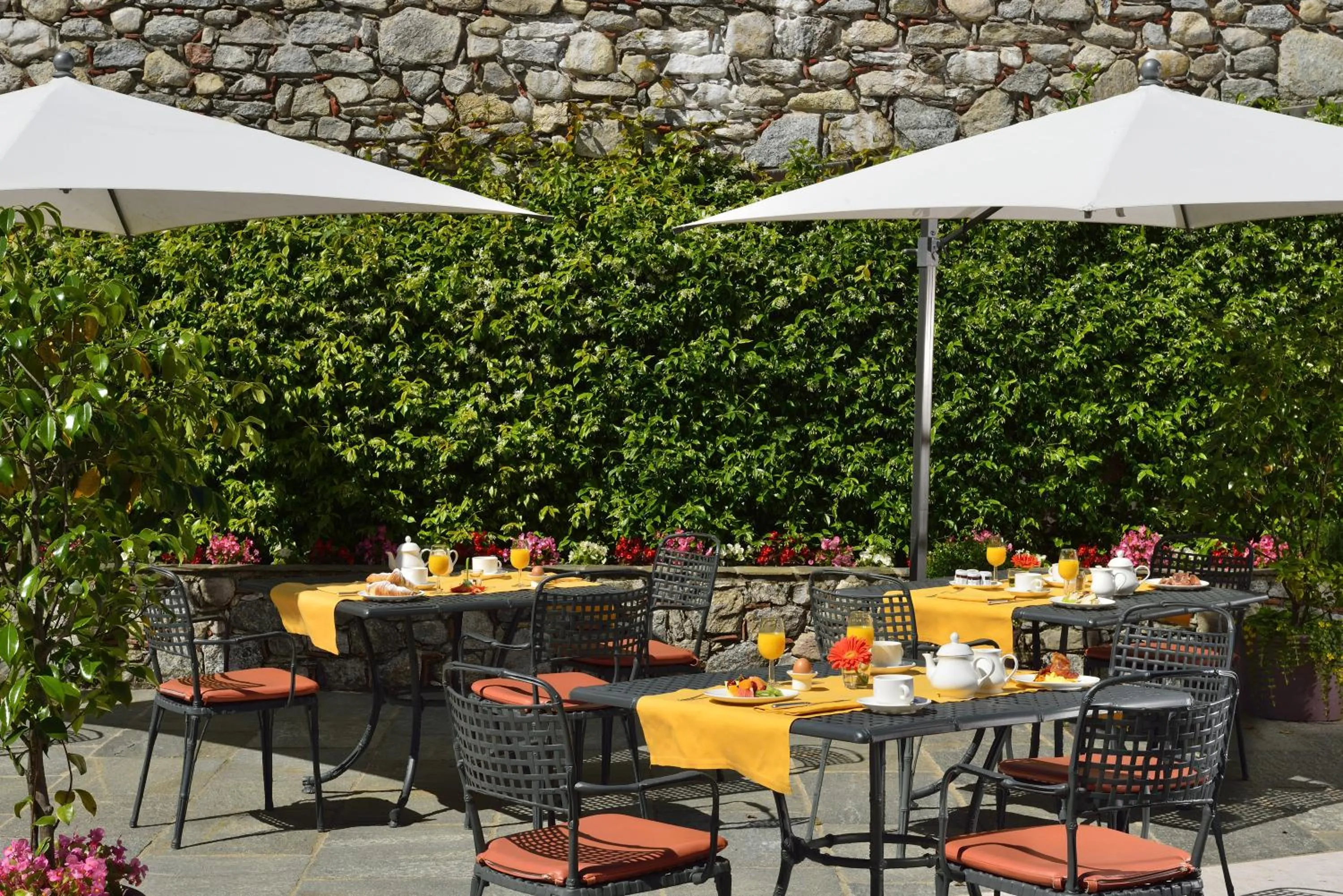 Patio in Castello Dal Pozzo Resort Lago Maggiore - Preferred Hotels & Resorts