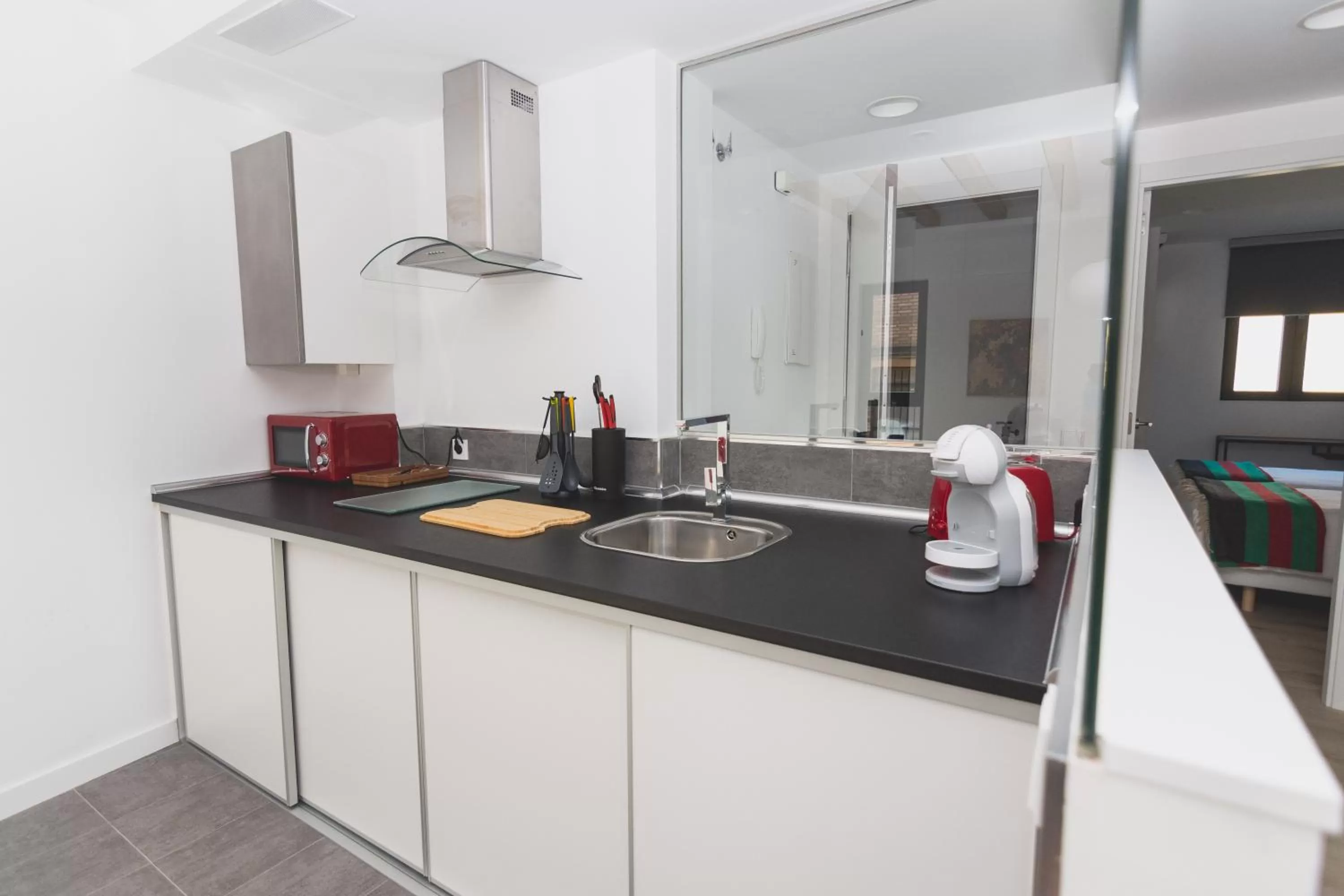 Kitchen or kitchenette in Slow León Apartamentos Turísticos