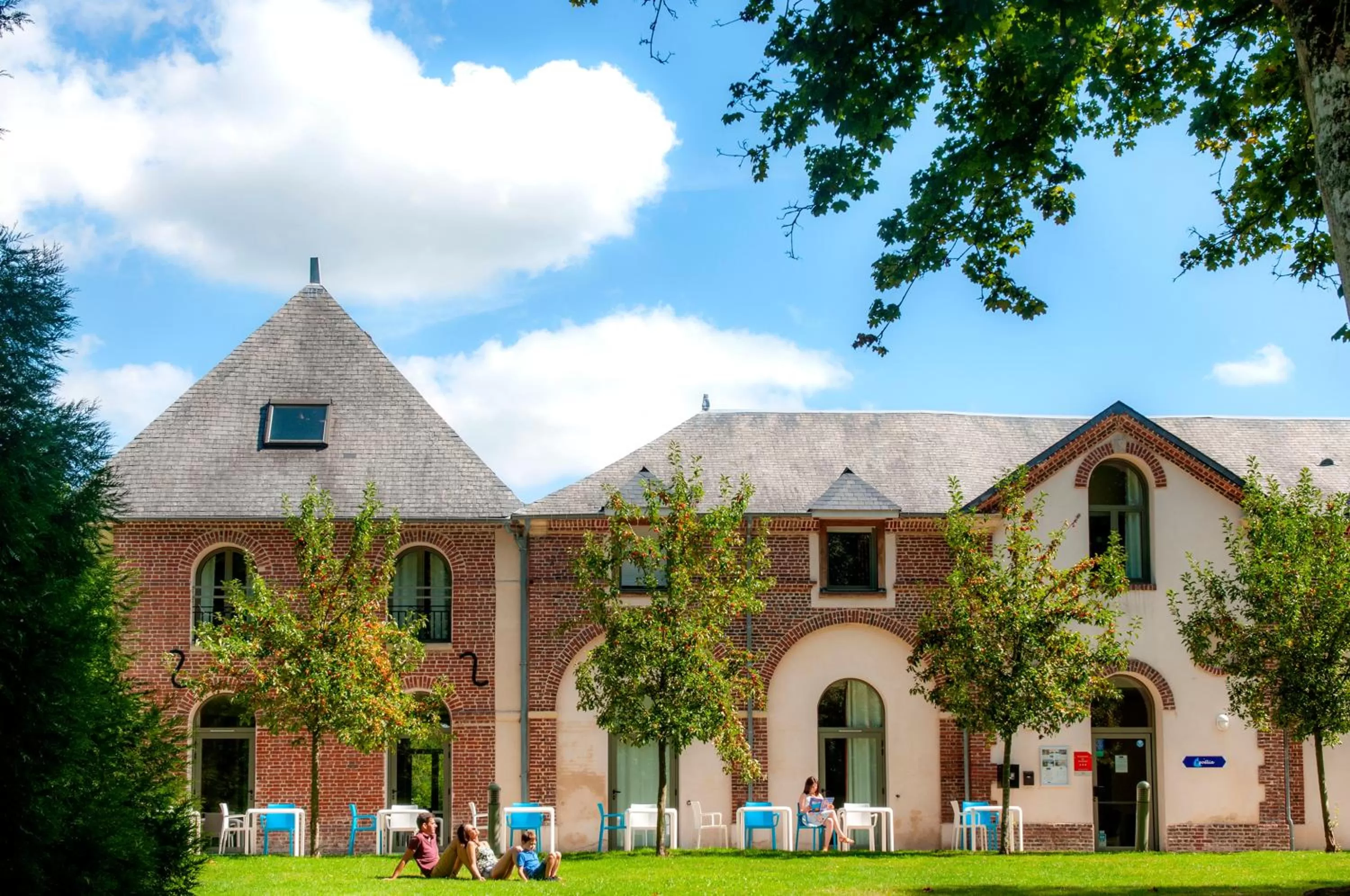 Patio in Goélia Résidence Du Parc