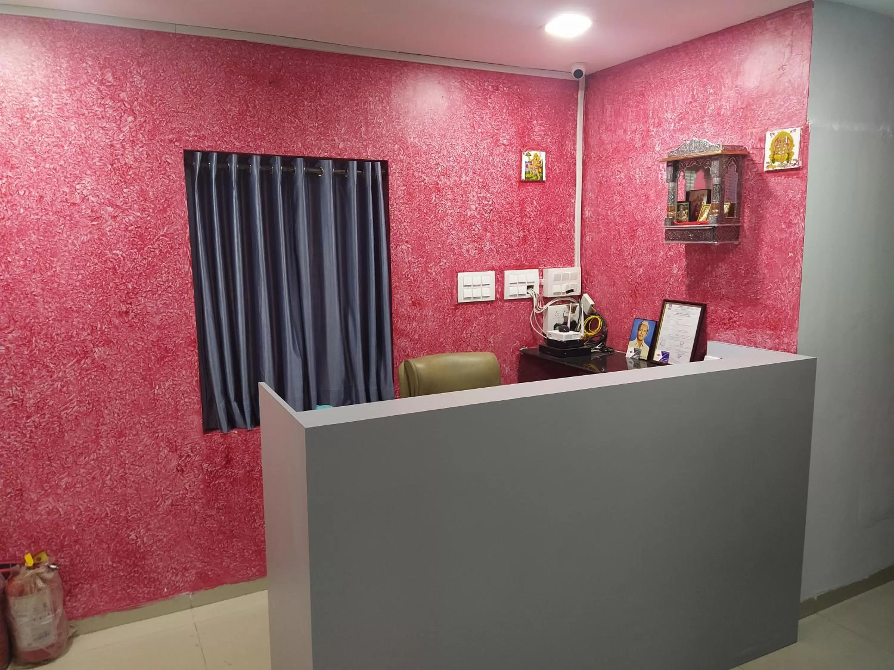 Lobby or reception in Shiv Sai Dormitory