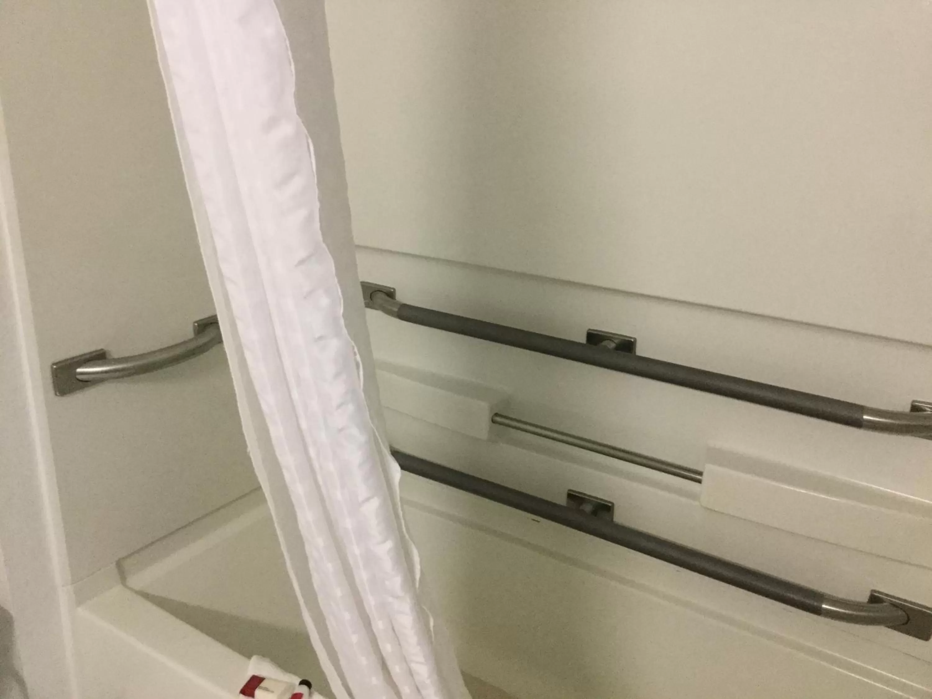 Bathroom in Super 8 by Wyndham New Stanton