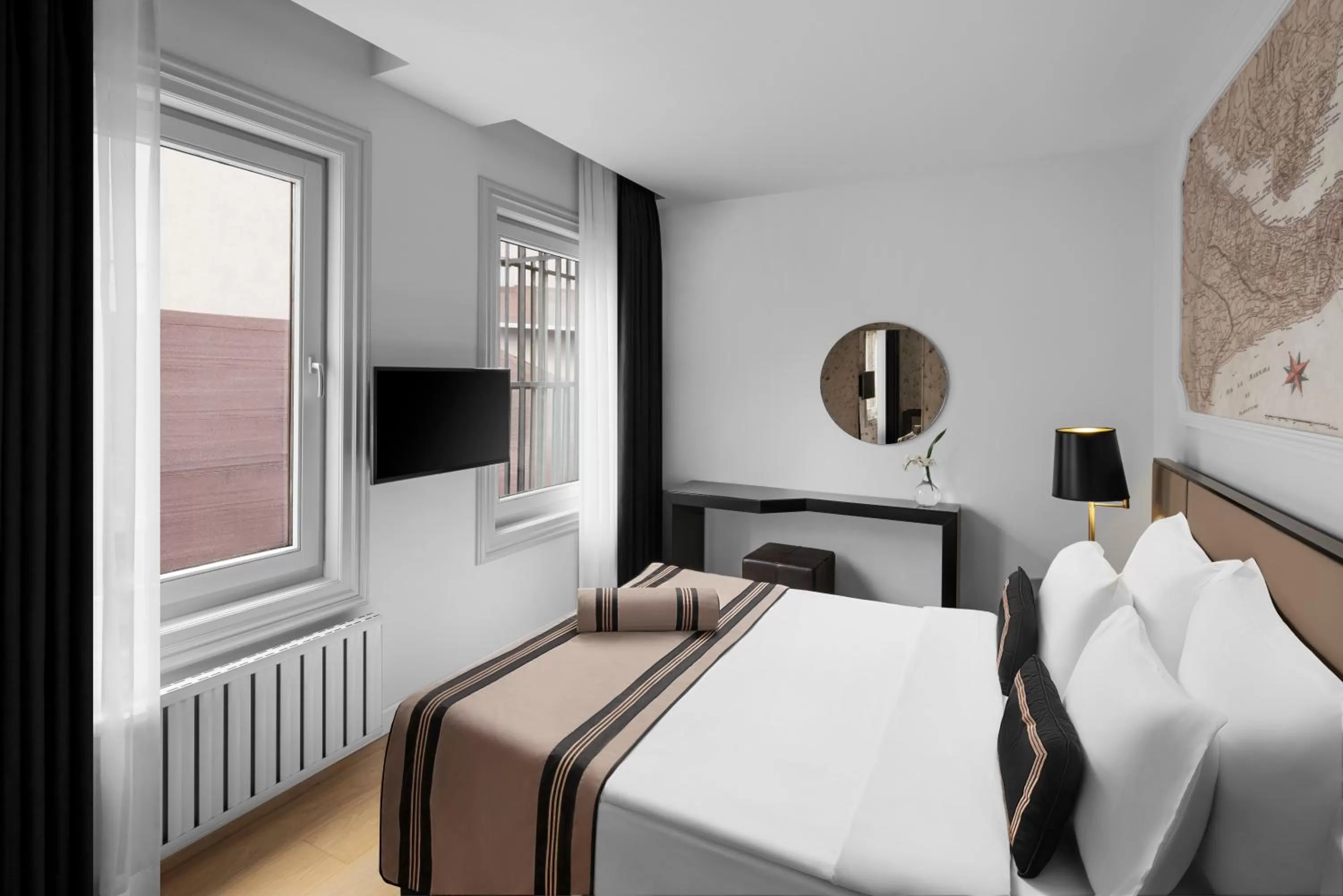 Bed in AKKA Lush Hotel Taksim