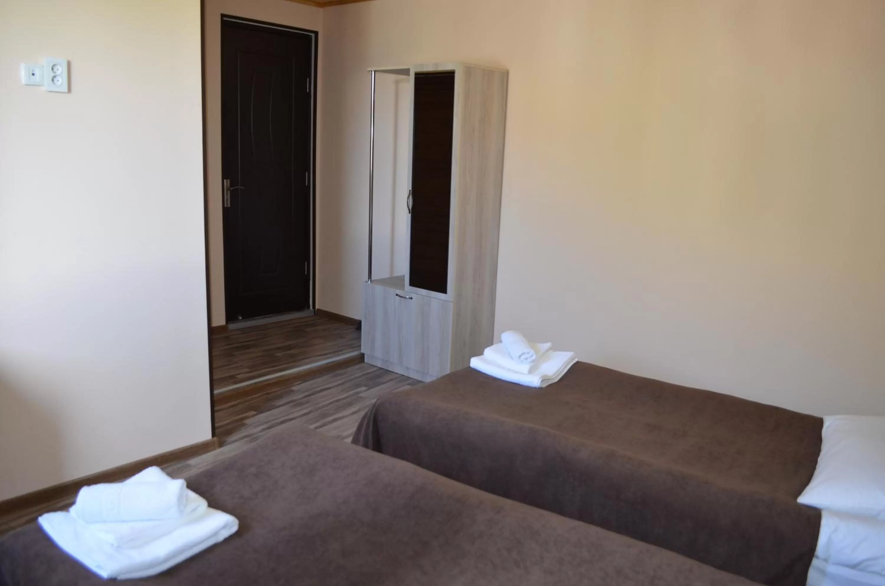 Bedroom, Bed in Hotel Svanseti