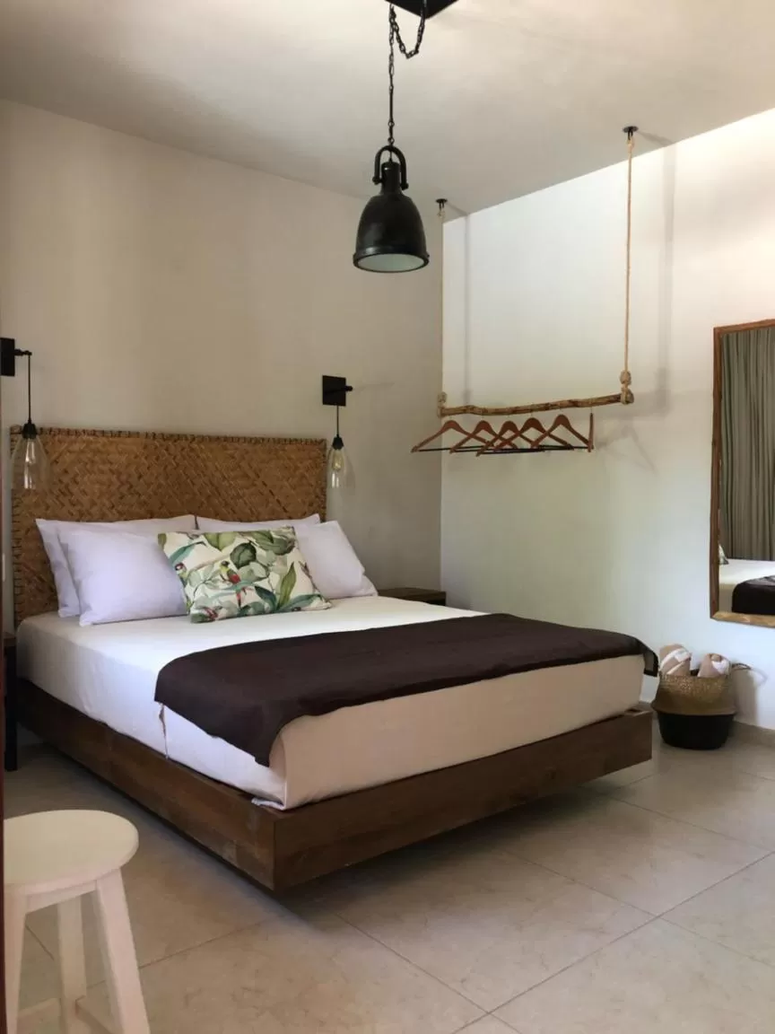 Photo of the whole room, Bed in AGAM Hotel Boutique Bacalar - Adults Only