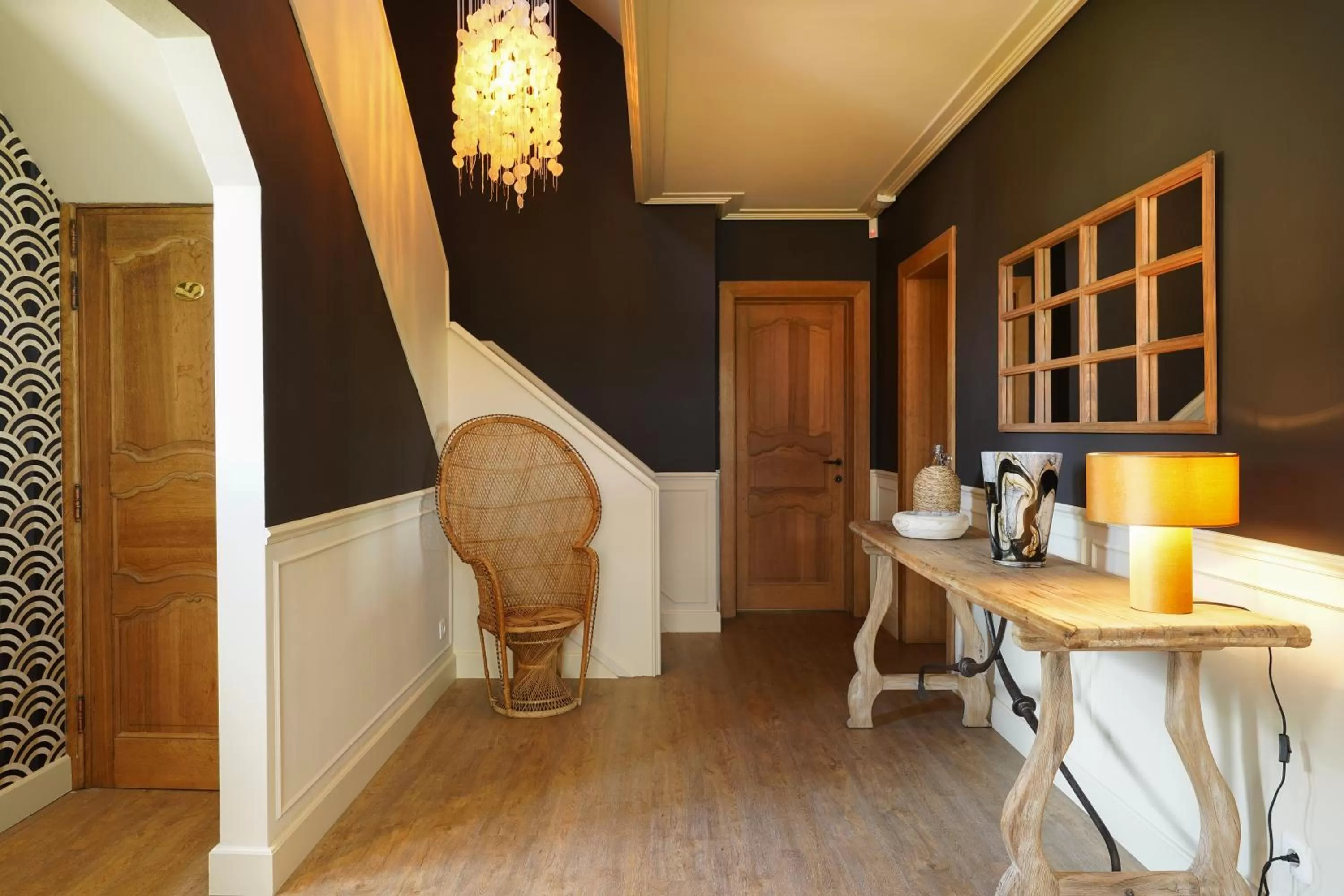 Lobby or reception in Les Terrasses des Falizes B&B