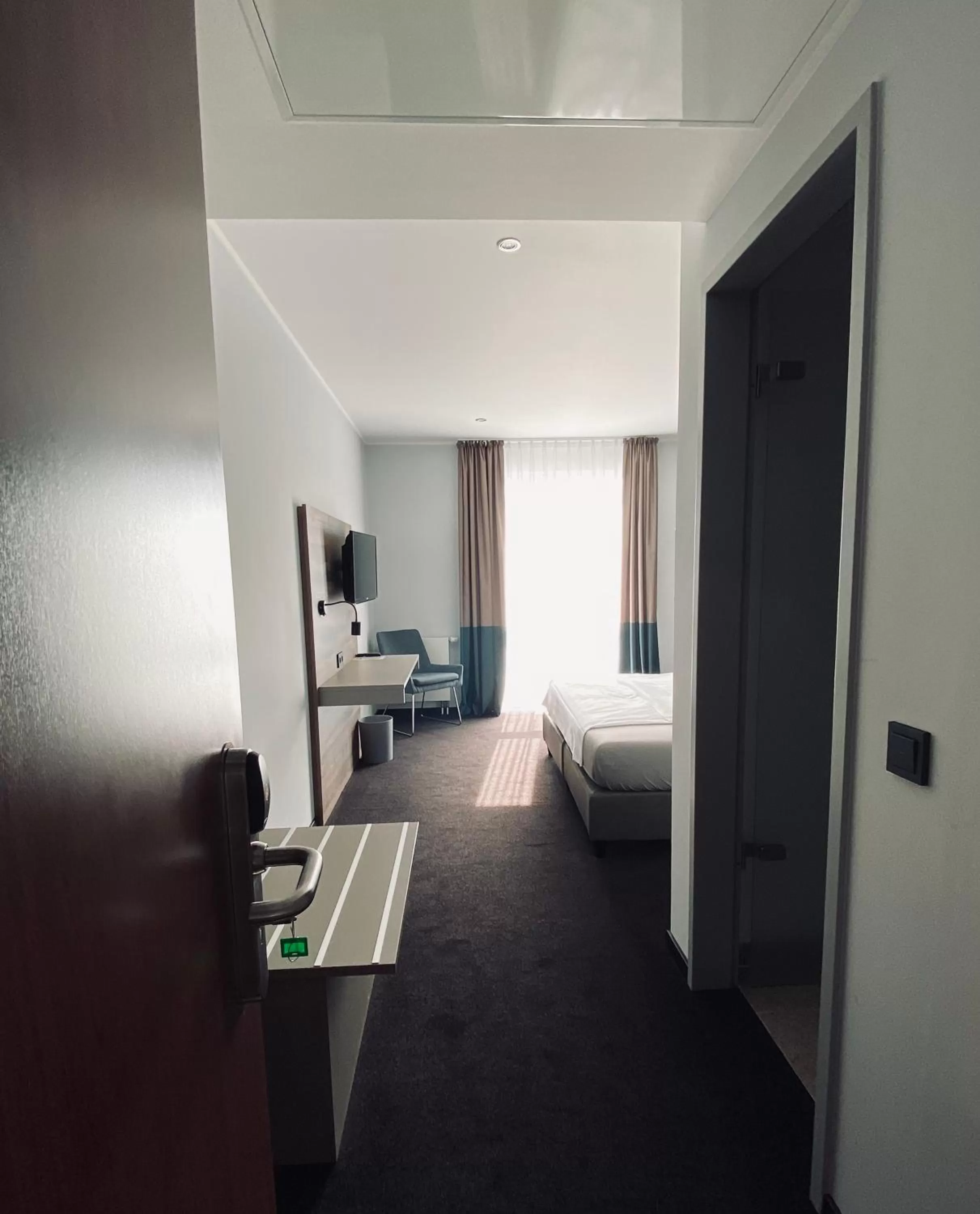 Photo of the whole room, Bed in AiREA Hotel