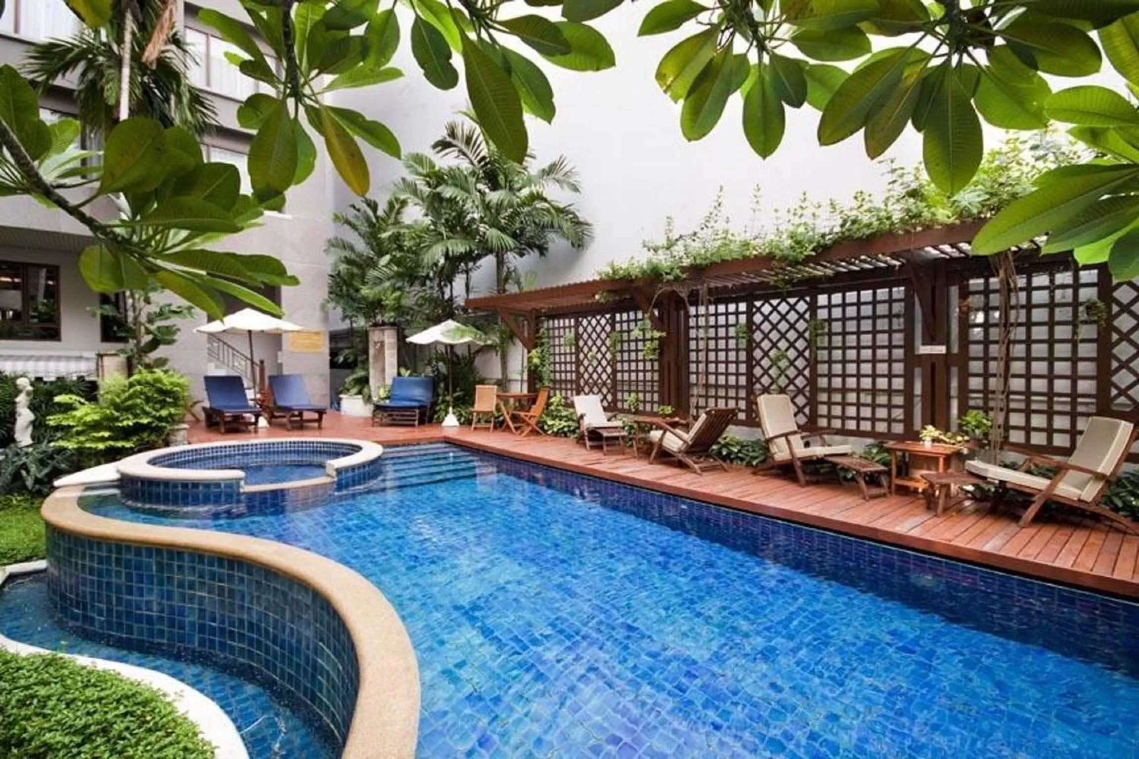 Swimming pool in Silom Serene A Boutique Hotel