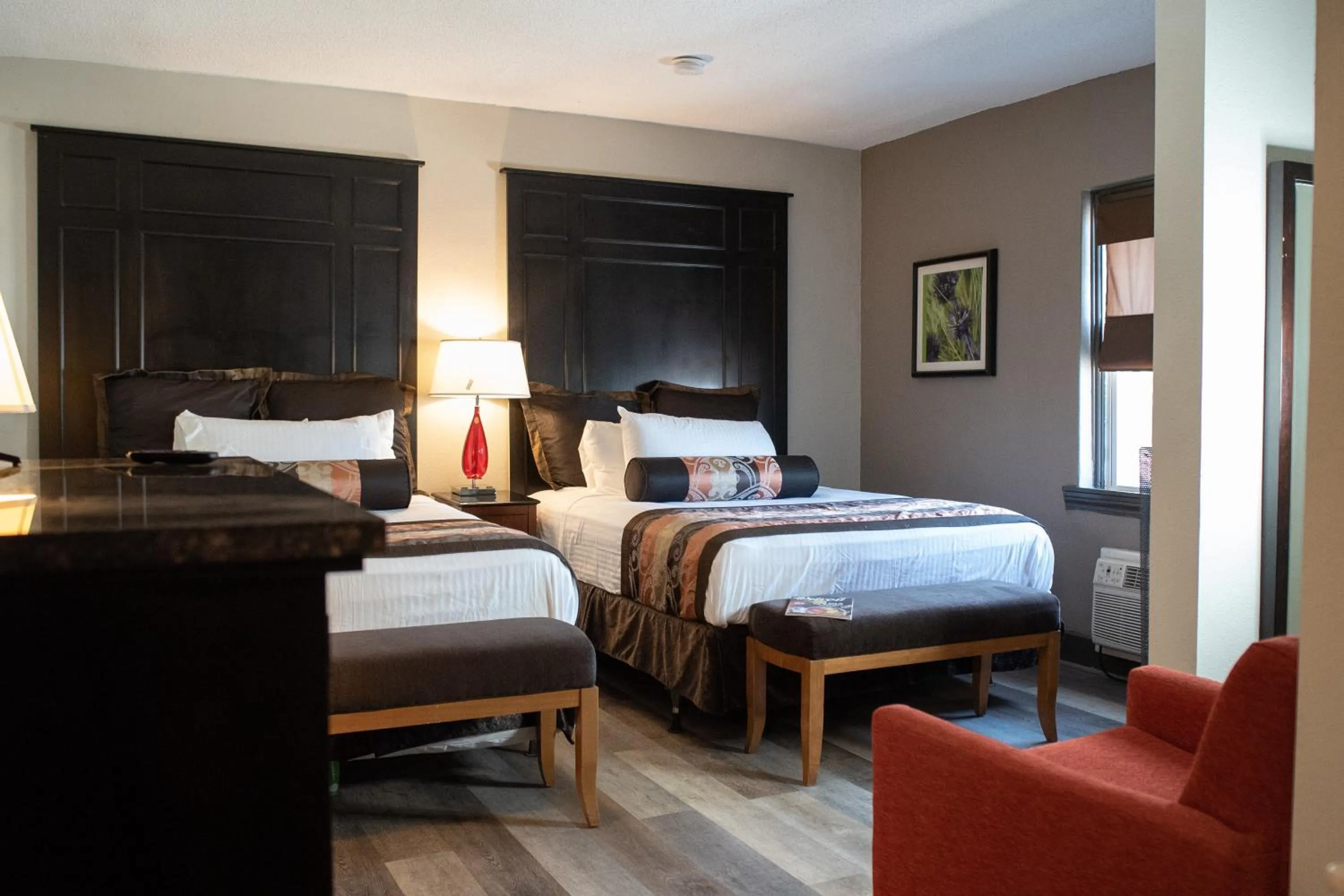 Bed in Hotel Chataura