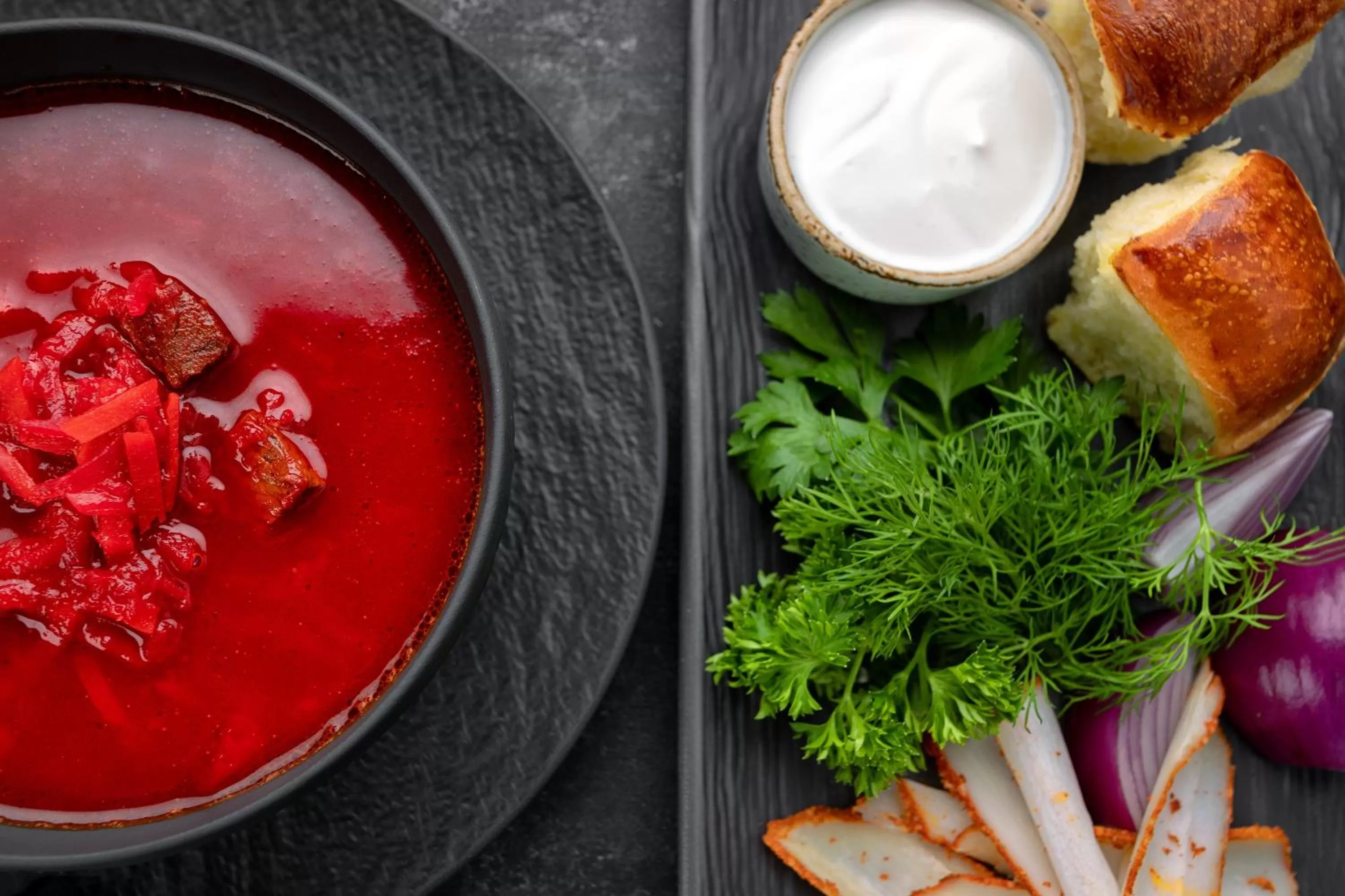 Food close-up in Radisson Hotel City Centre Odesa