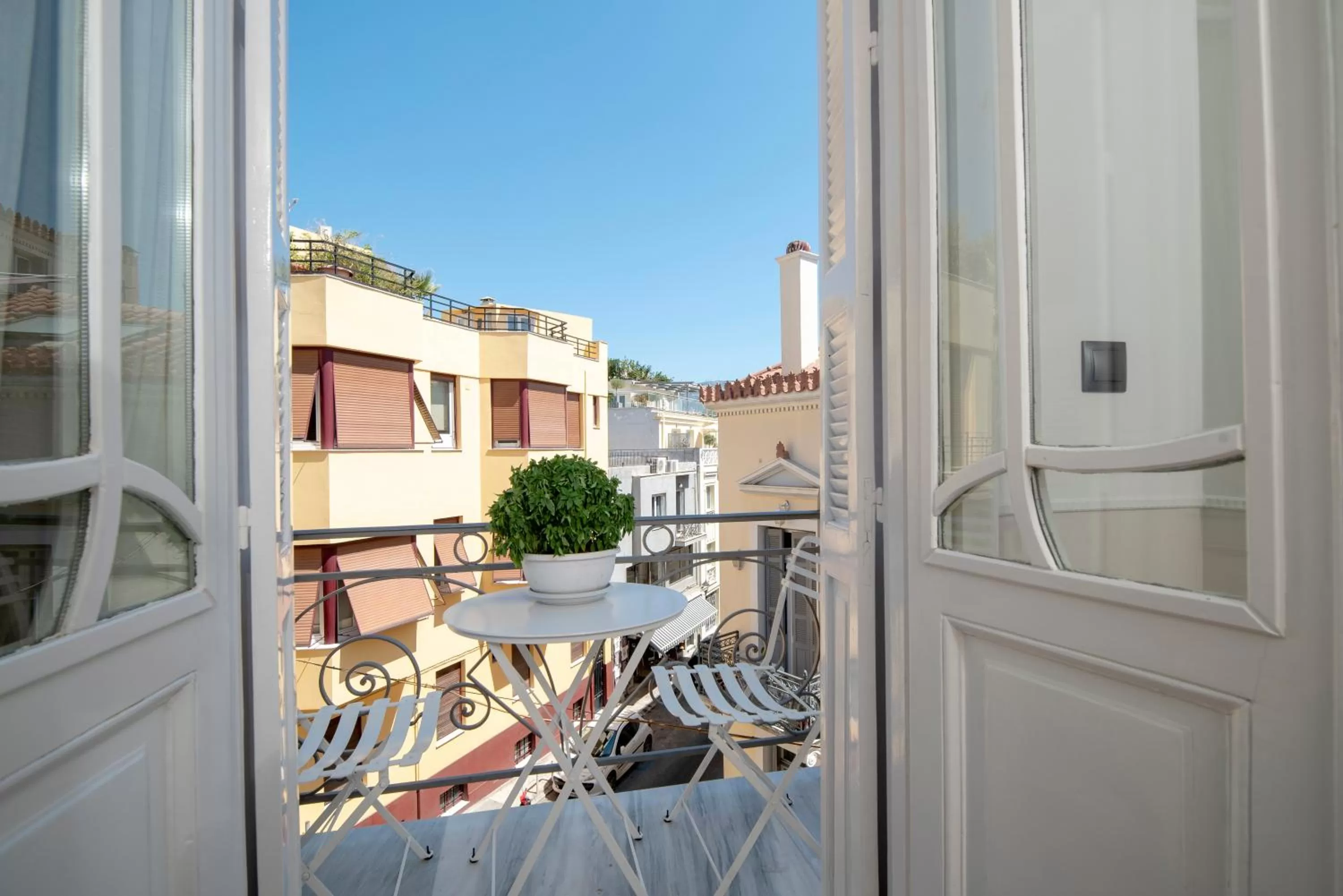 Balcony/Terrace in Plaka Arch Suites