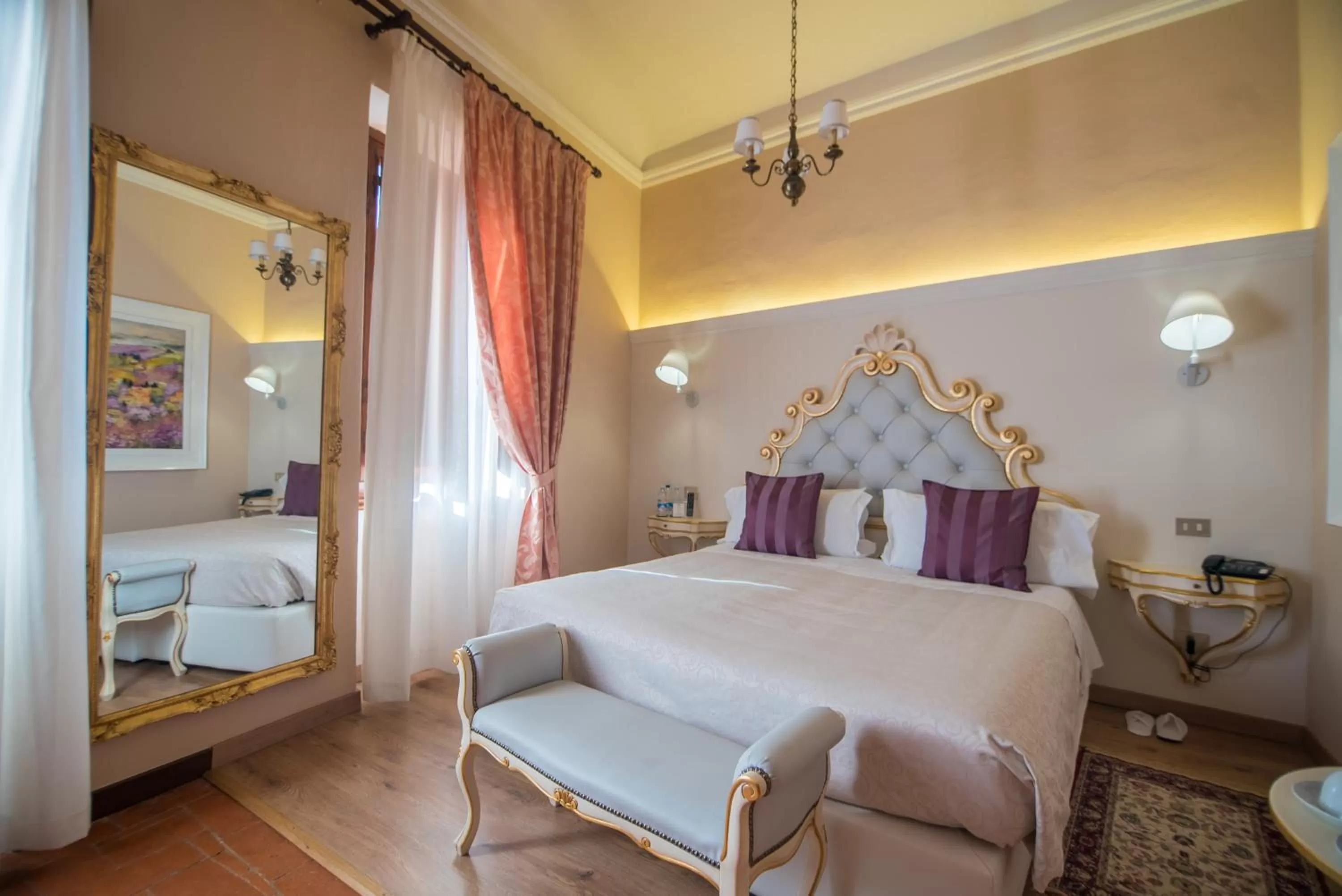 Bed in Art Hotel Villa Agape - Place of Charme