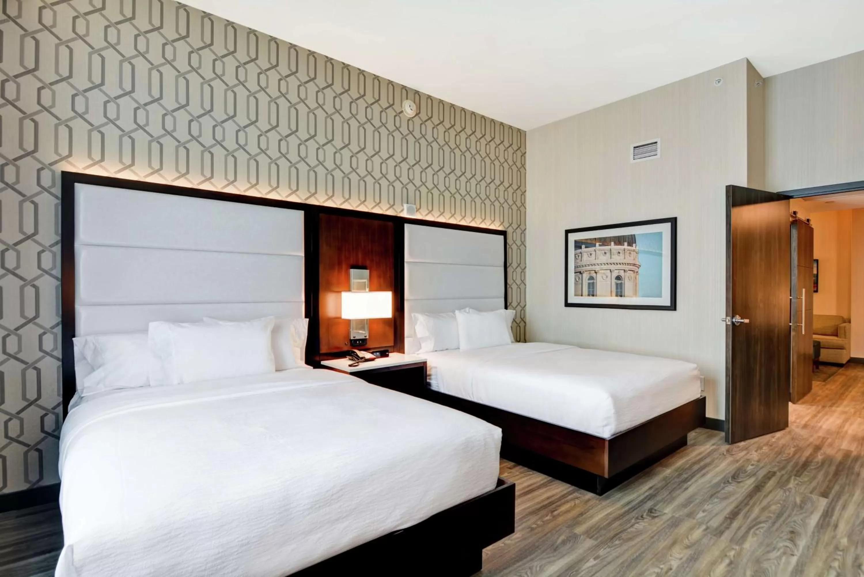 Two Room Suite with Two Queen Beds - Hearing Accessible in Embassy Suites By Hilton Plainfield Indianapolis Airport