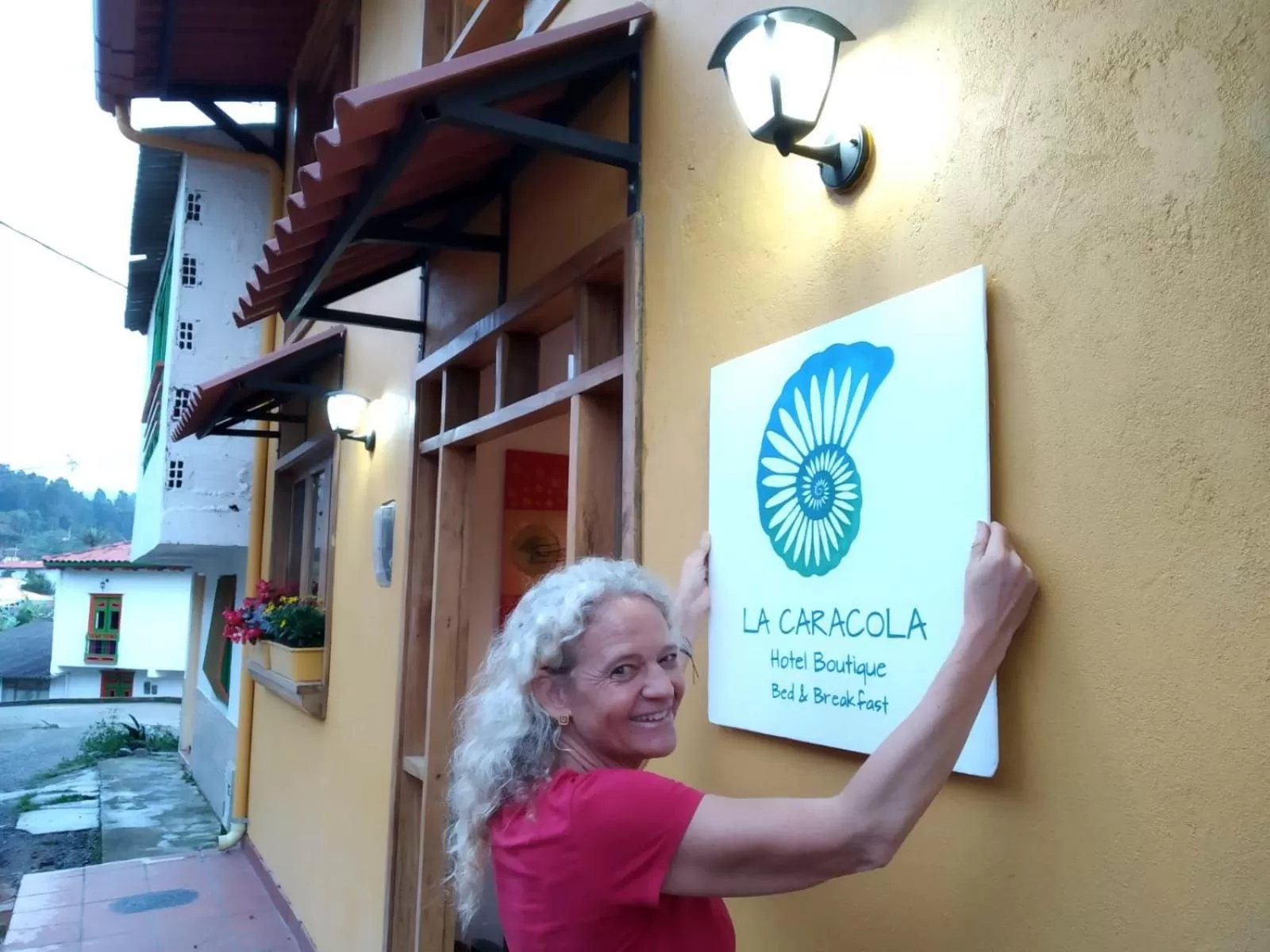 Property building in Hotel La Caracola