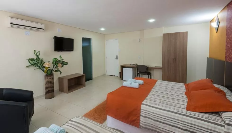 Photo of the whole room, Bed in Monte Serrat Hotel