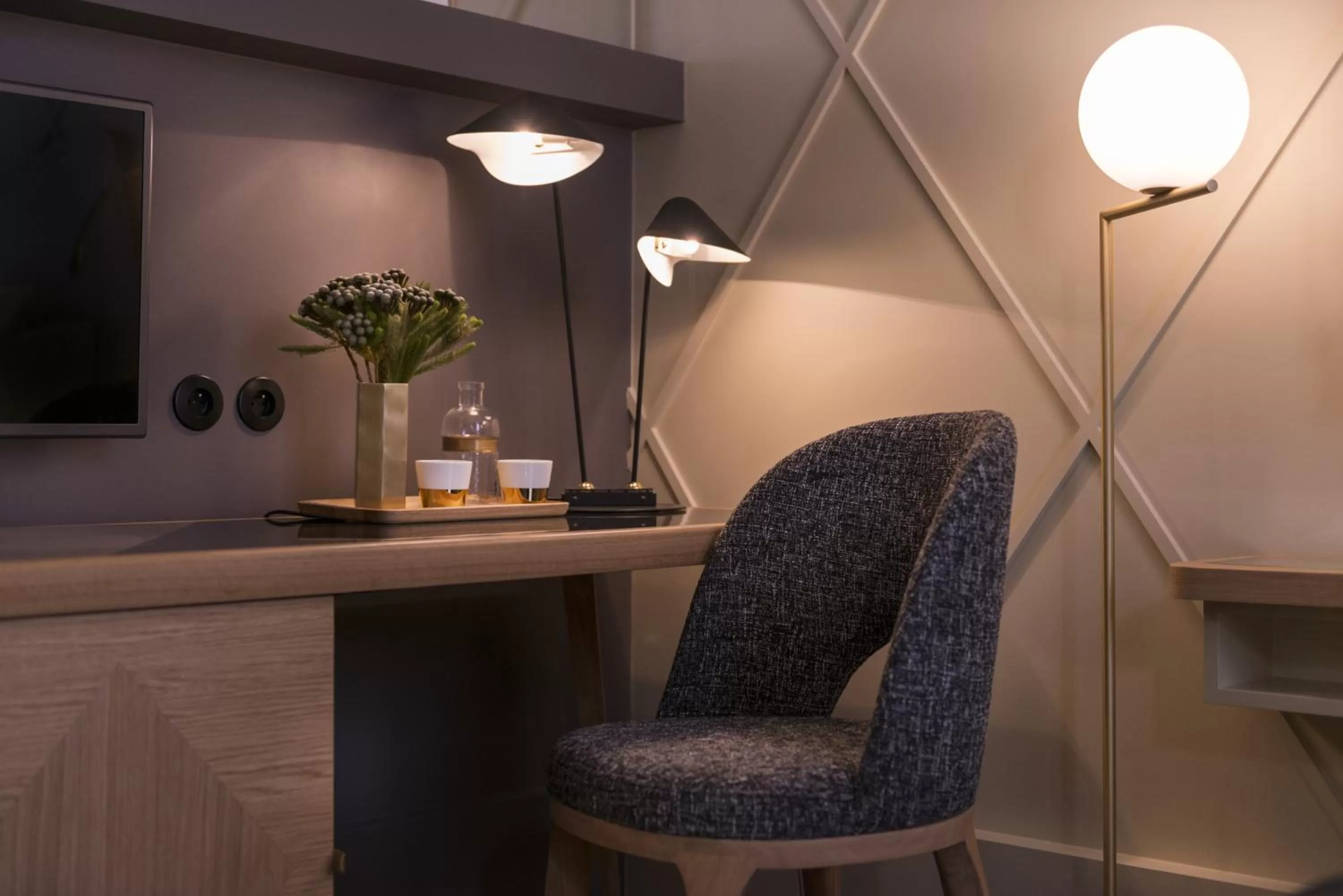 Decorative detail in Millésime Hôtel