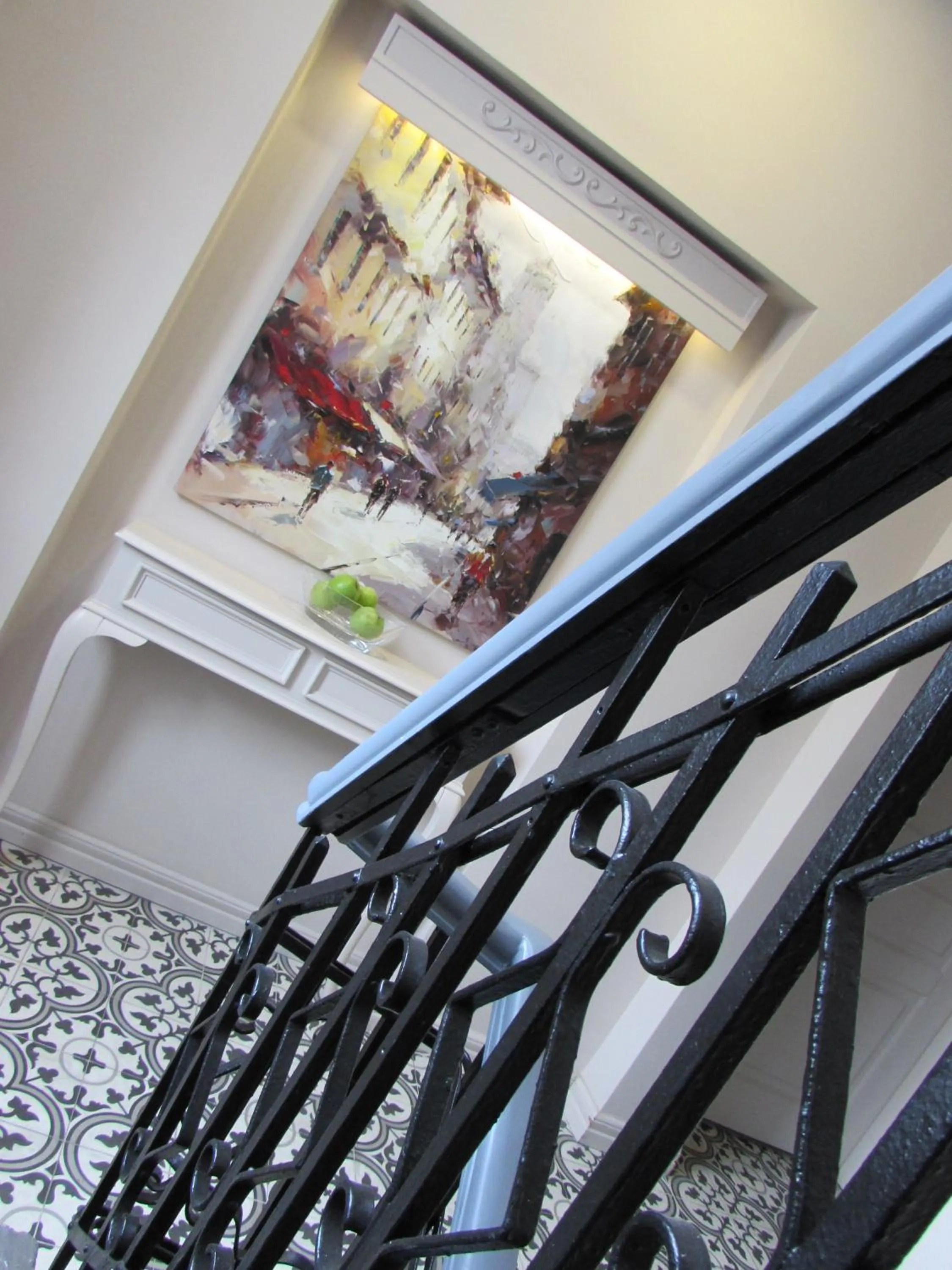 Decorative detail in Louis Appartements Galata