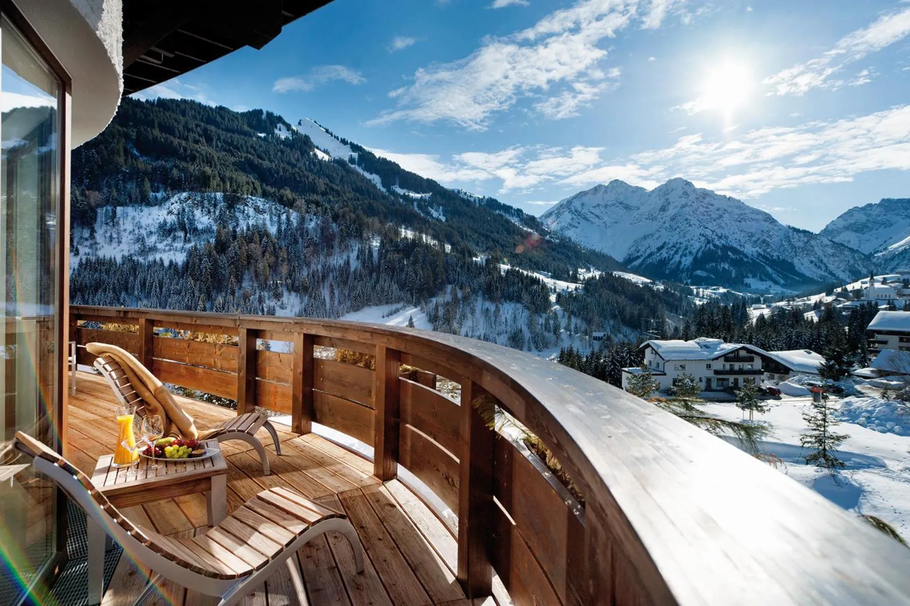 Mountain view in A-ROSA Ifen Hotel Kleinwalsertal